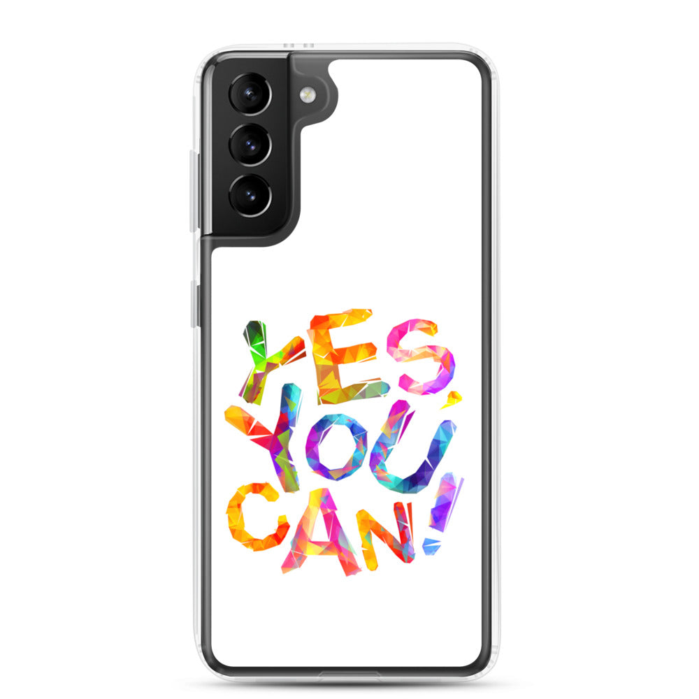 Motivational Samsung Mobile Case "YES YOU CAN !" Law of Attraction Samsung Mobile Phone Case