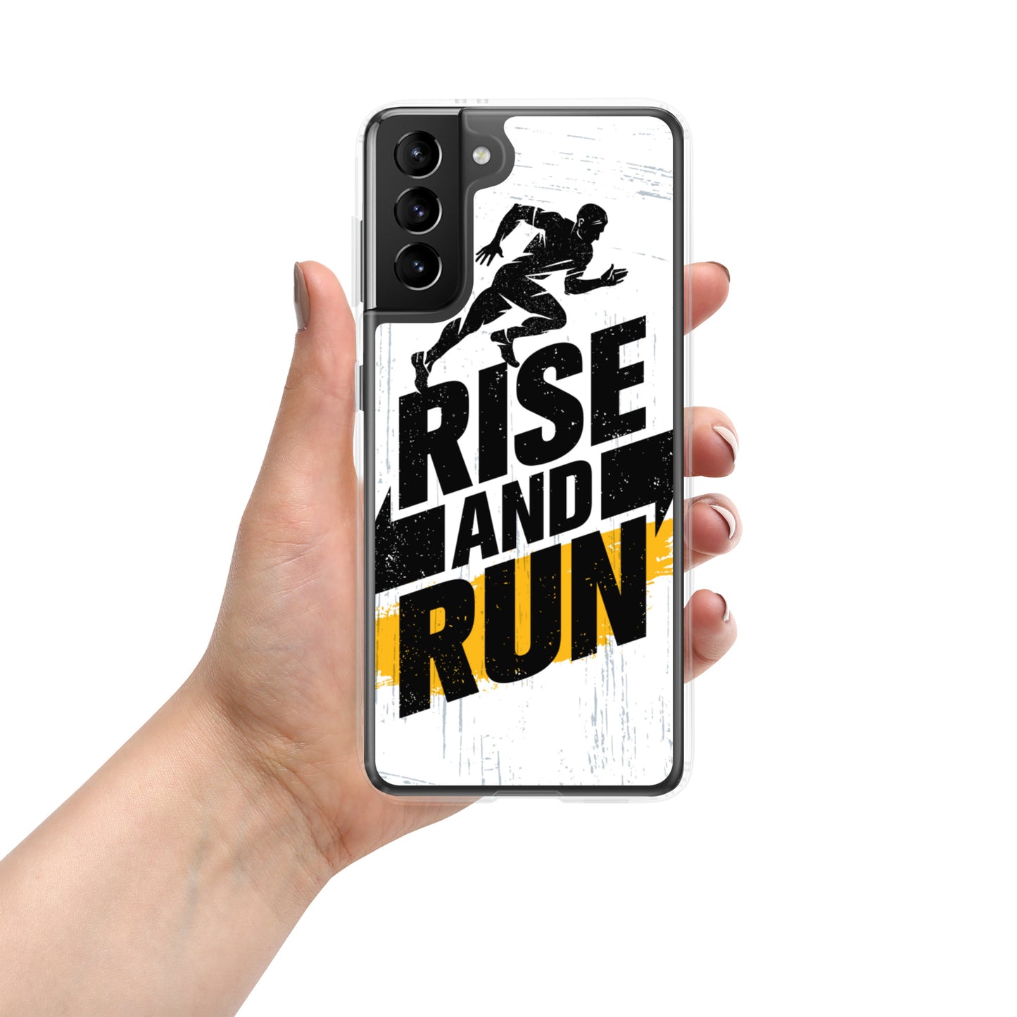 Samsung Motivational Mobile Case " rise and Run" Durable Tough Samsung Phone Case