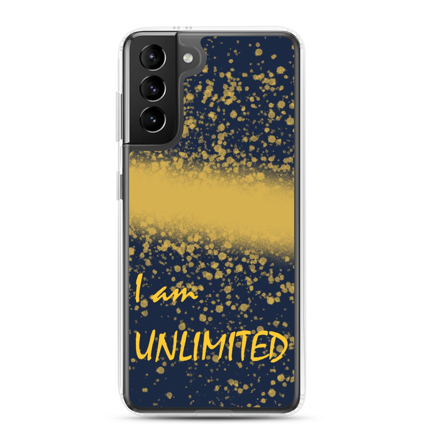 Samsung Phone Case "I am Unlimited" Motivational Mobile Case