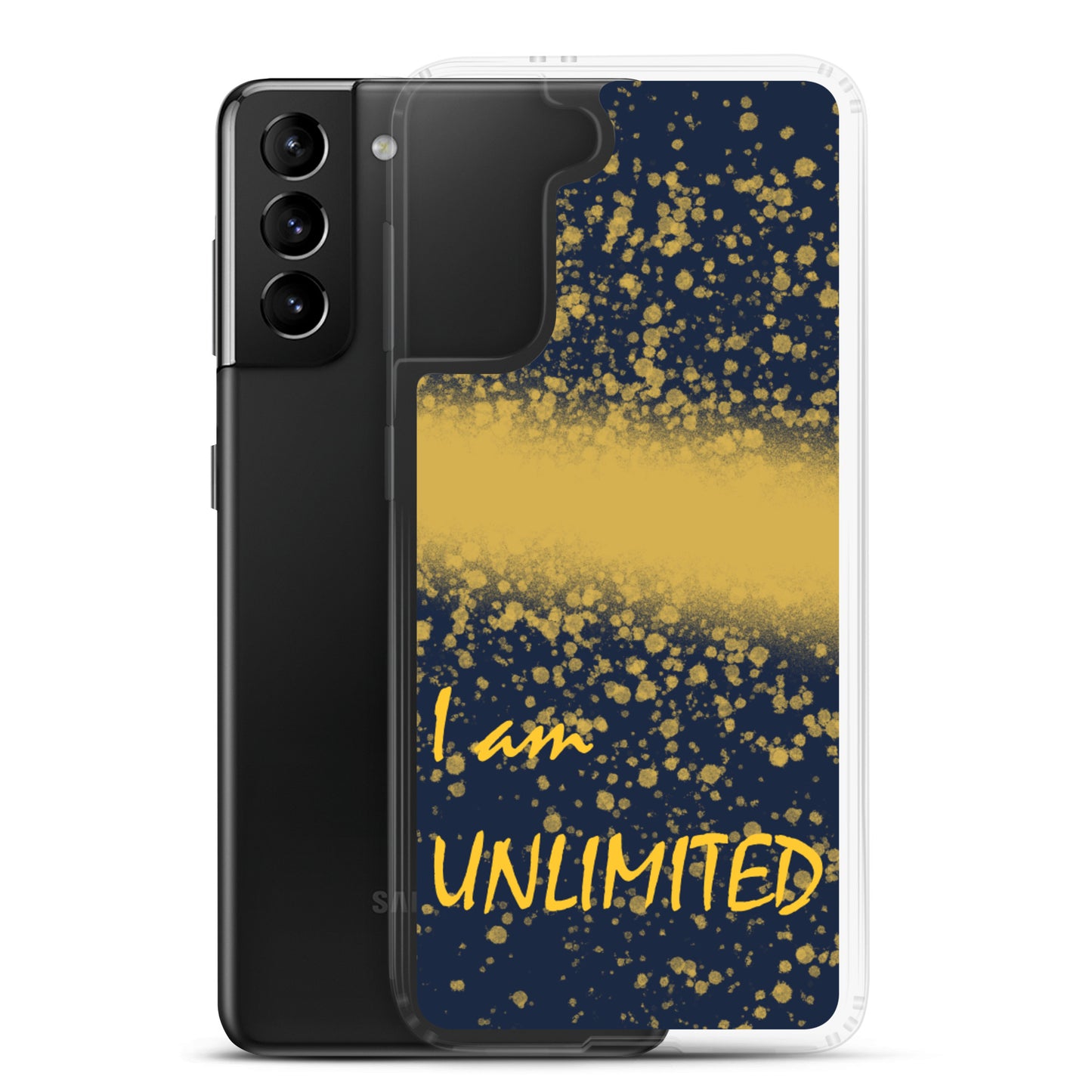 Samsung Phone Case "I am Unlimited" Motivational Mobile Case