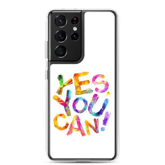 Motivational Samsung Mobile Case "YES YOU CAN !" Law of Attraction Samsung Mobile Phone Case