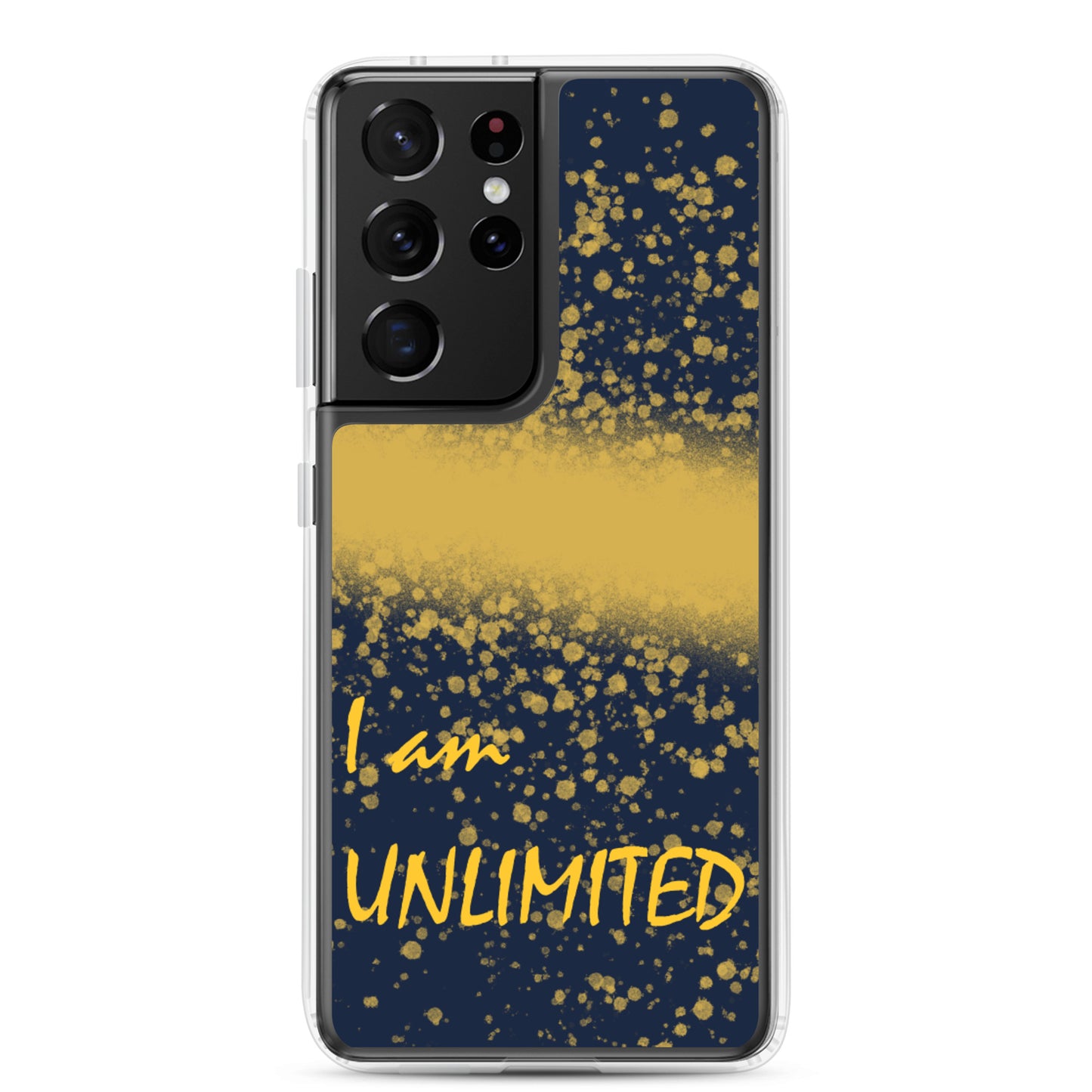 Samsung Phone Case "I am Unlimited" Motivational Mobile Case