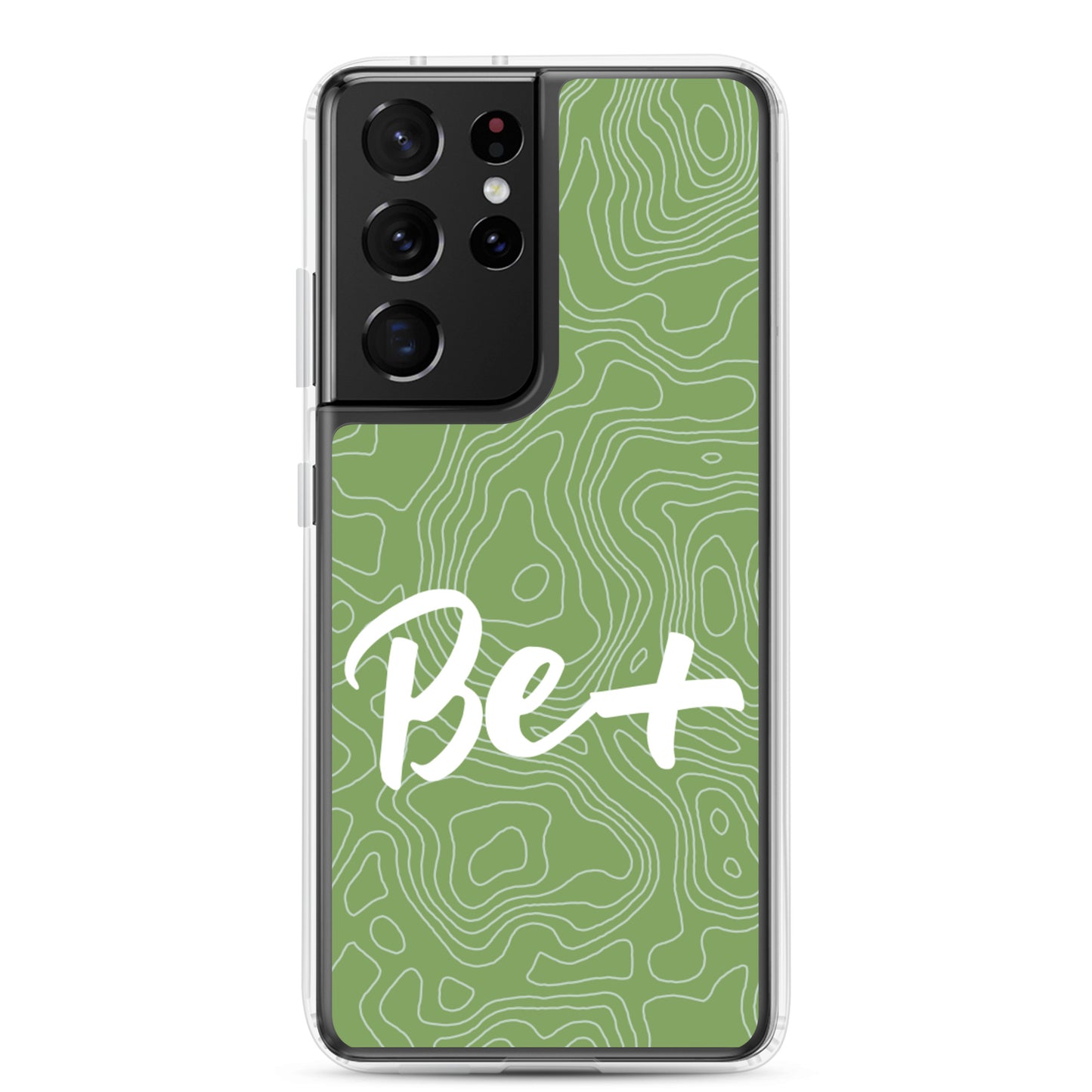 Samsung galaxy mobile Case "Be positive" motivational quote Phone Case