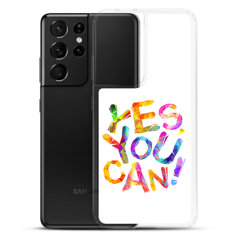 Motivational Samsung Mobile Case "YES YOU CAN !" Law of Attraction Samsung Mobile Phone Case