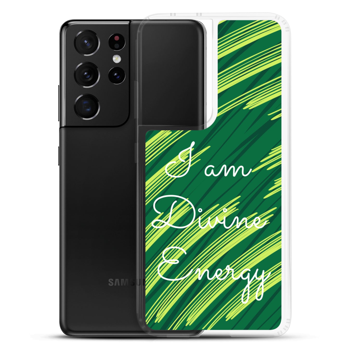 Samsung Mobile Case " I am Divine Energy" positive affirmation Motivational Phone Case