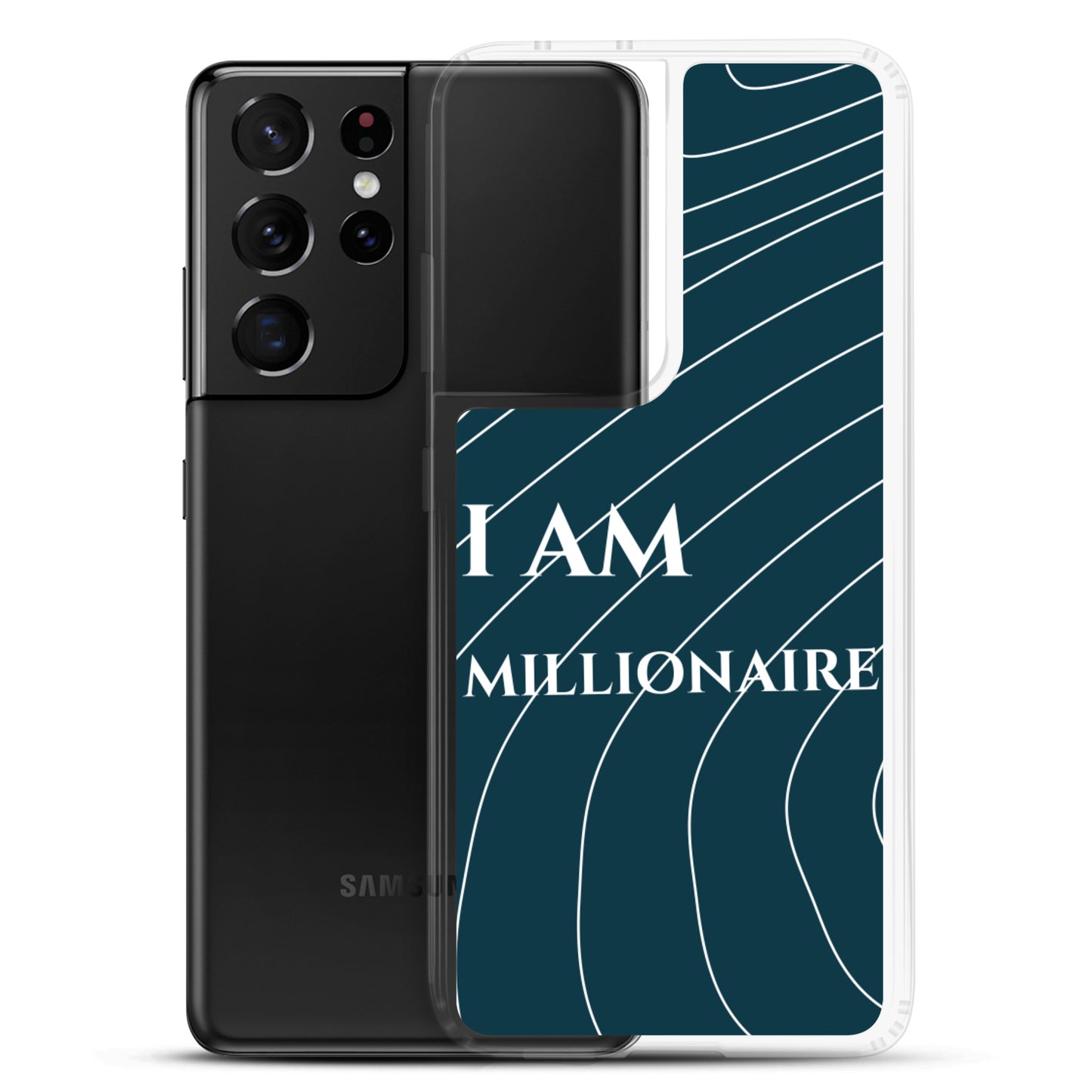 Samsung Mobile Case "I am millionaire" Motivational Phone Case