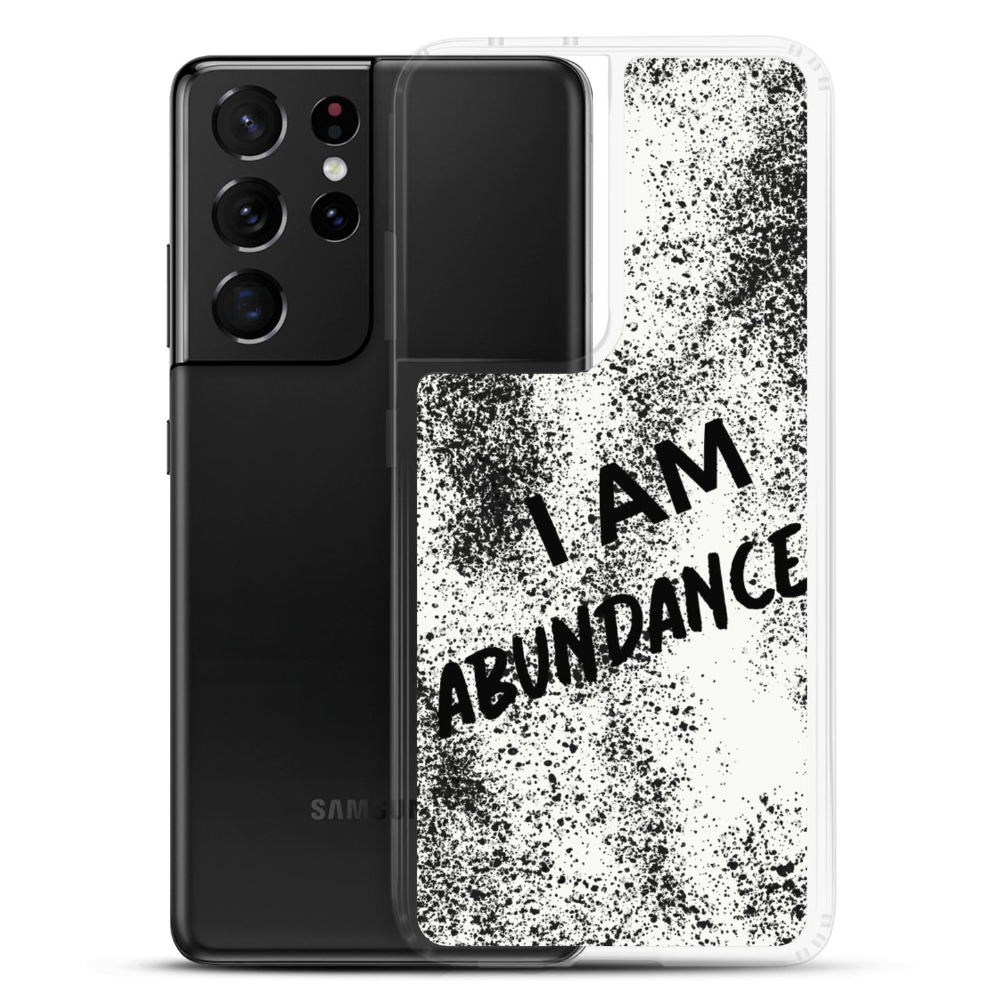 Samsung Galaxy Phone Case " I am Abundance" Samsung Mobile Case