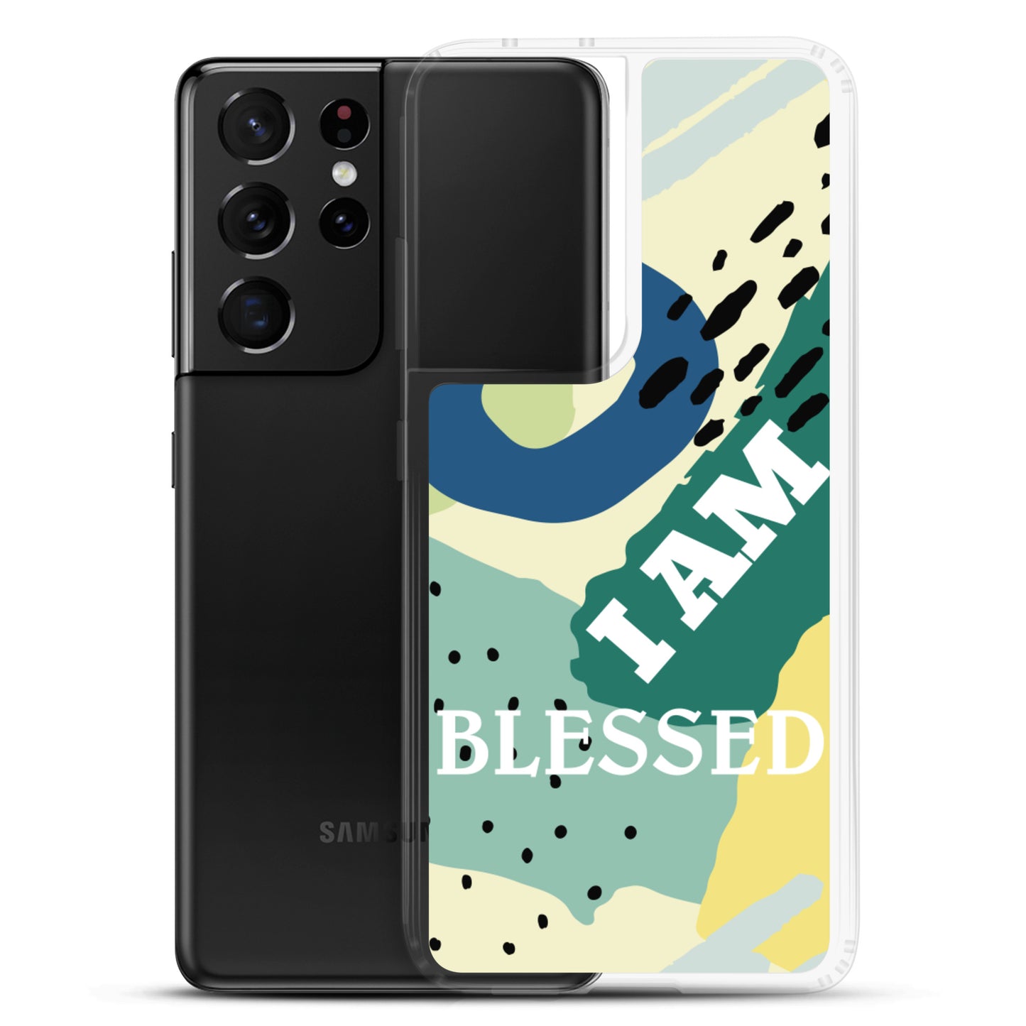 Samsung Galaxy mobile  Case "I am Blessed" Motivational phone Case