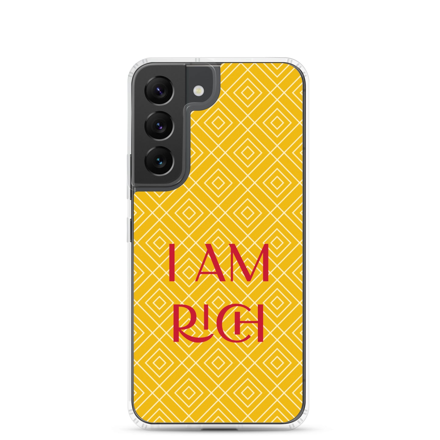 Samsung Mobile Case "I am Rich" Motivational Samsung galaxy Phone Case