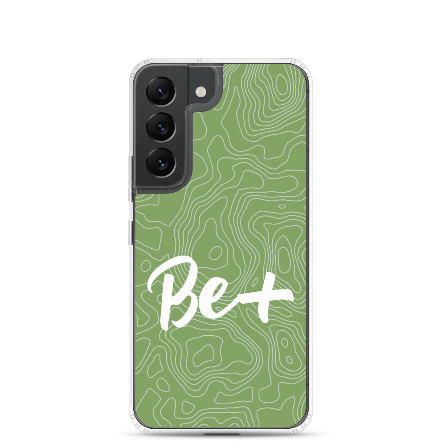 Samsung galaxy mobile Case "Be positive" motivational quote Phone Case