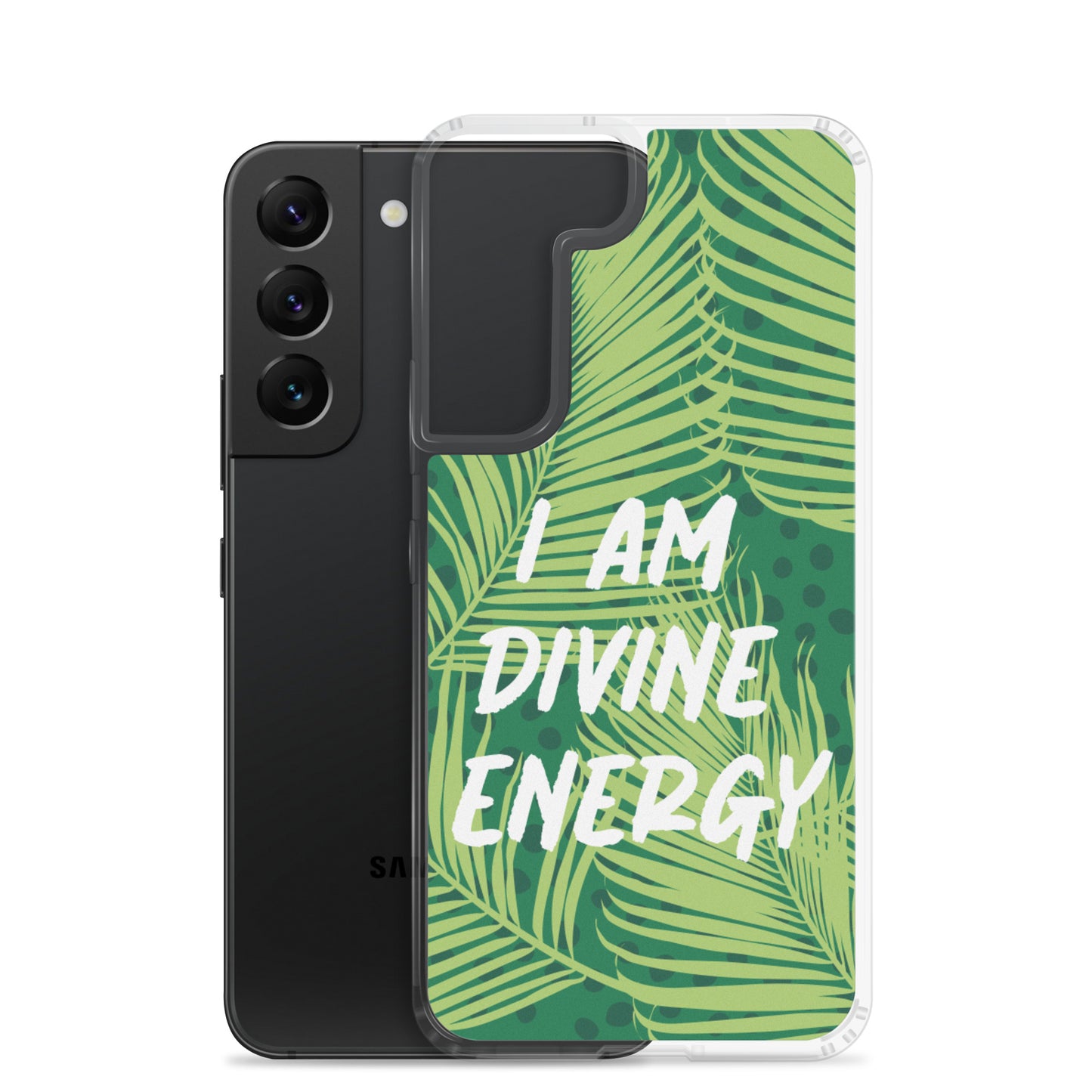 Samsung Mobile Case " I am Divine Energy" Positive Quote Phone Case