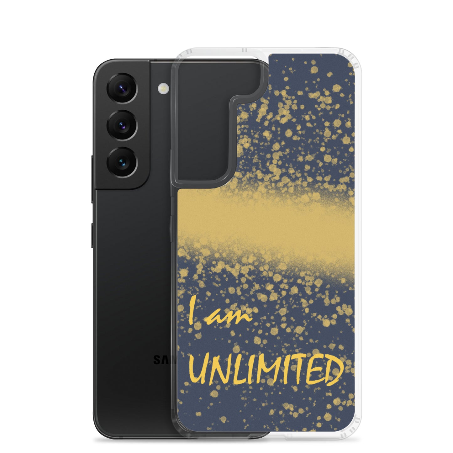 Samsung Phone Case "I am Unlimited" Motivational Mobile Case