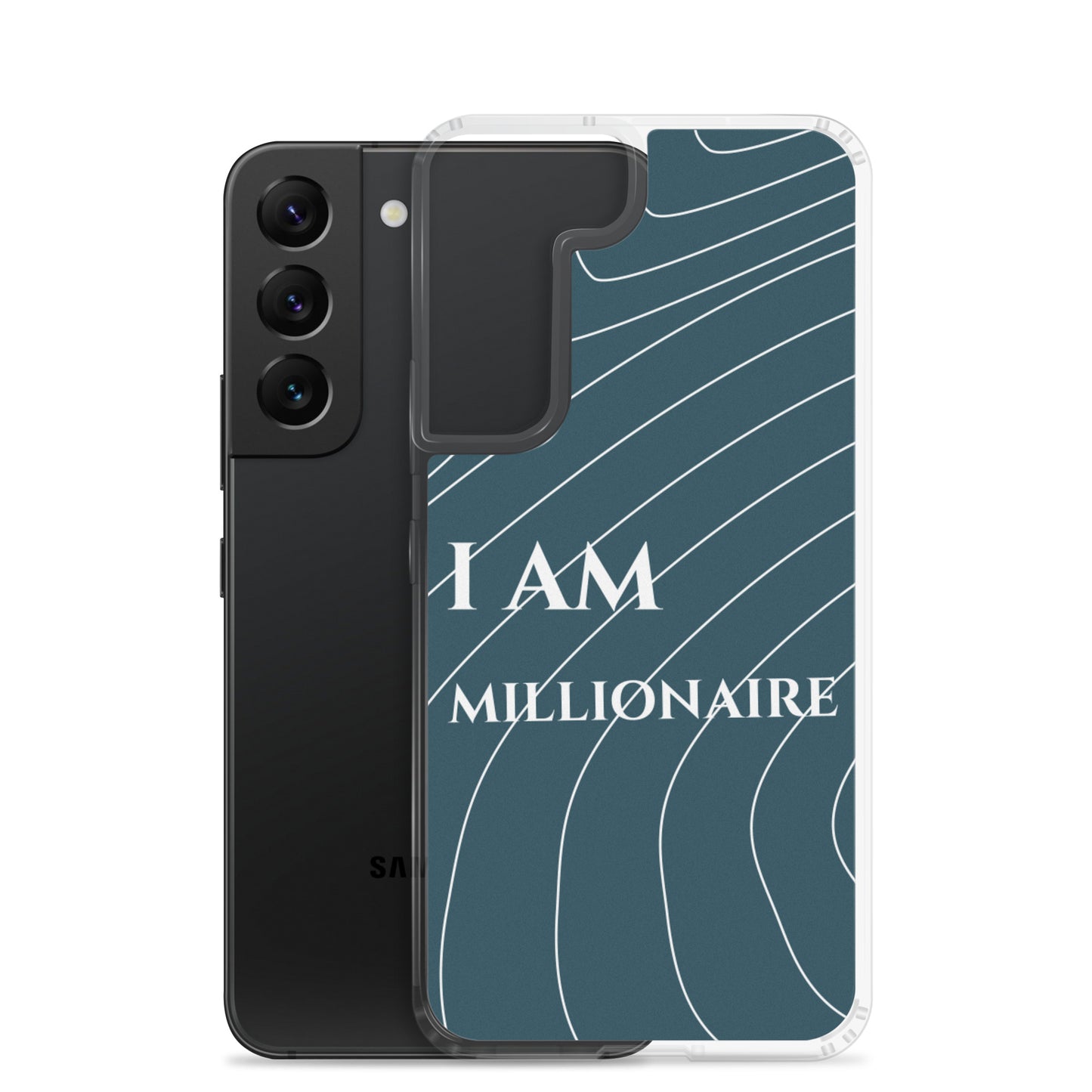 Samsung Mobile Case "I am millionaire" Motivational Phone Case