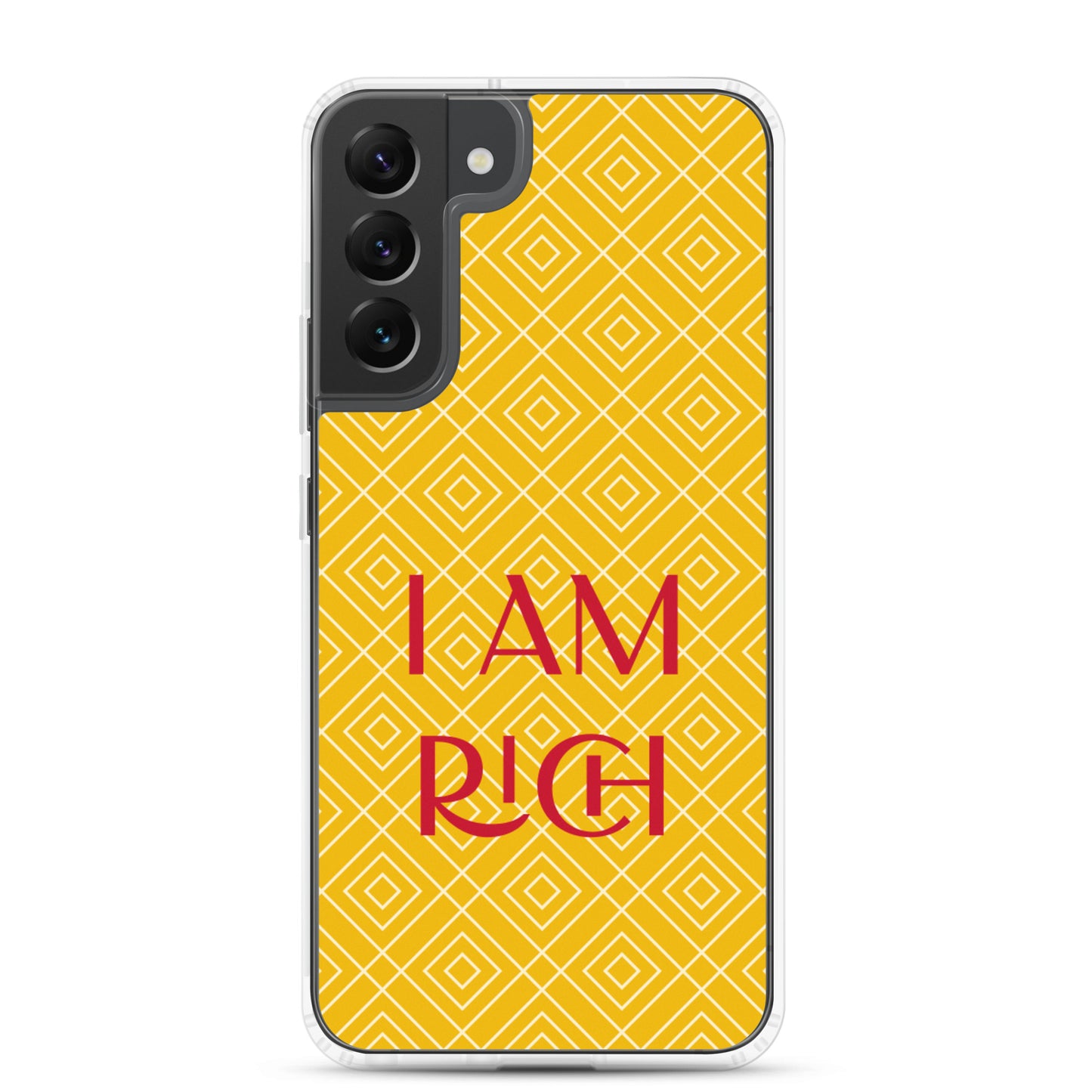 Samsung Mobile Case "I am Rich" Motivational Samsung galaxy Phone Case