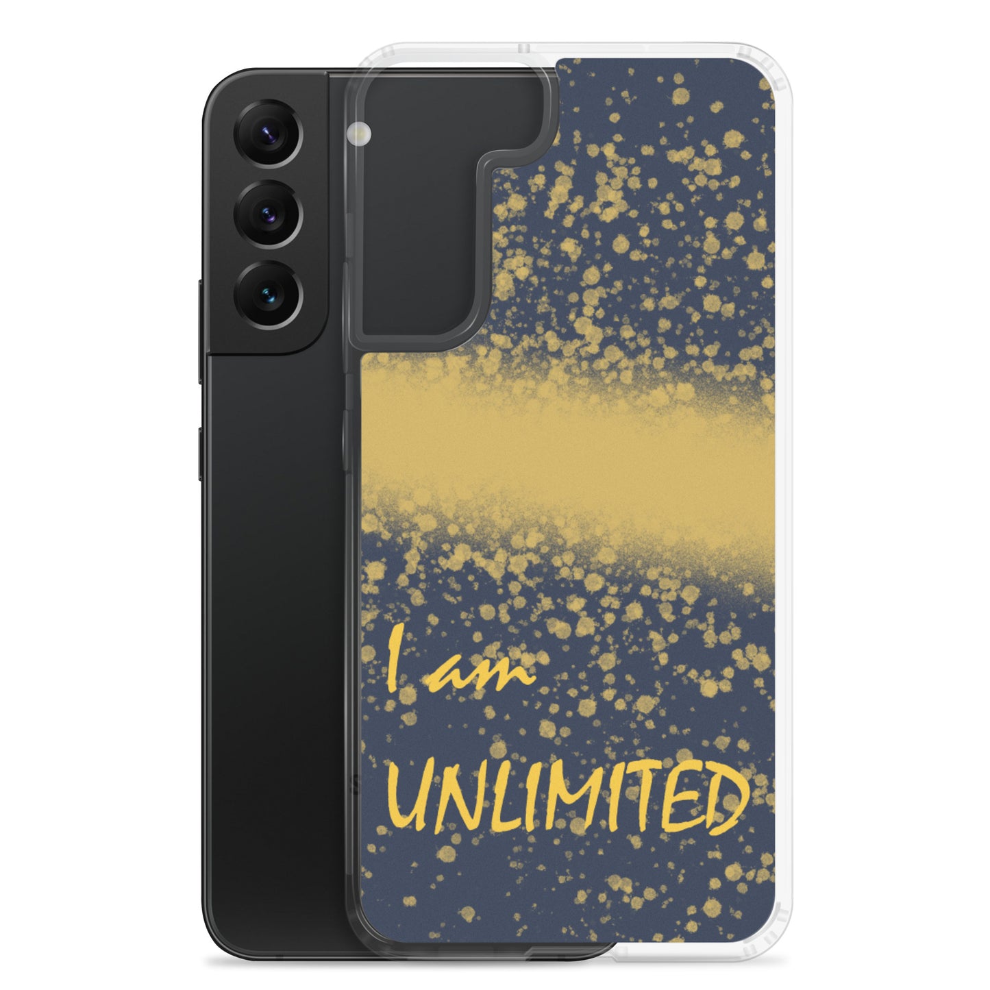 Samsung Phone Case "I am Unlimited" Motivational Mobile Case