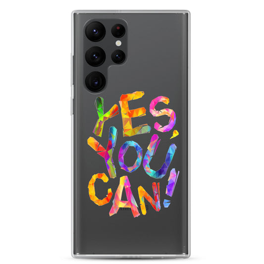 Samsung Mobile  Case "yes you can" Motivational phone case