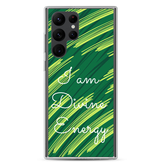 Samsung Mobile Case " I am Divine Energy" positive affirmation Motivational Phone Case