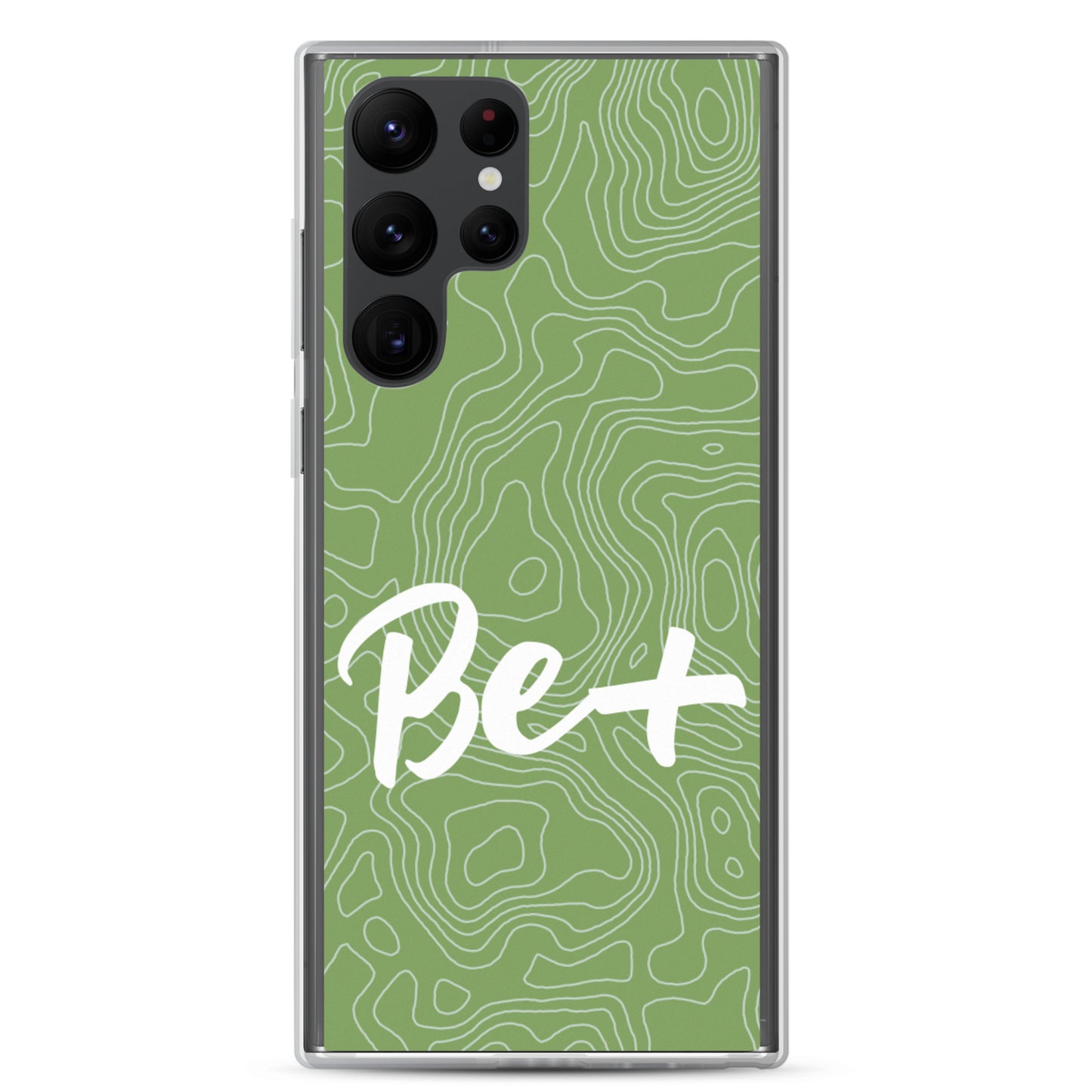 Samsung galaxy mobile Case "Be positive" motivational quote Phone Case