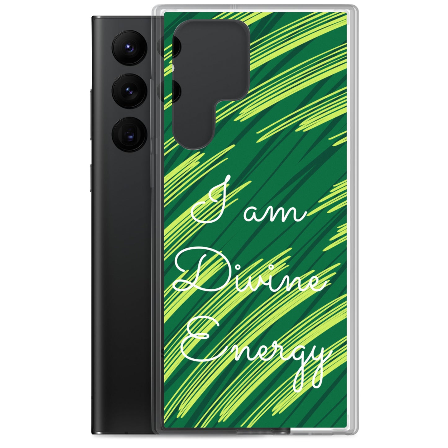 Samsung Mobile Case " I am Divine Energy" positive affirmation Motivational Phone Case