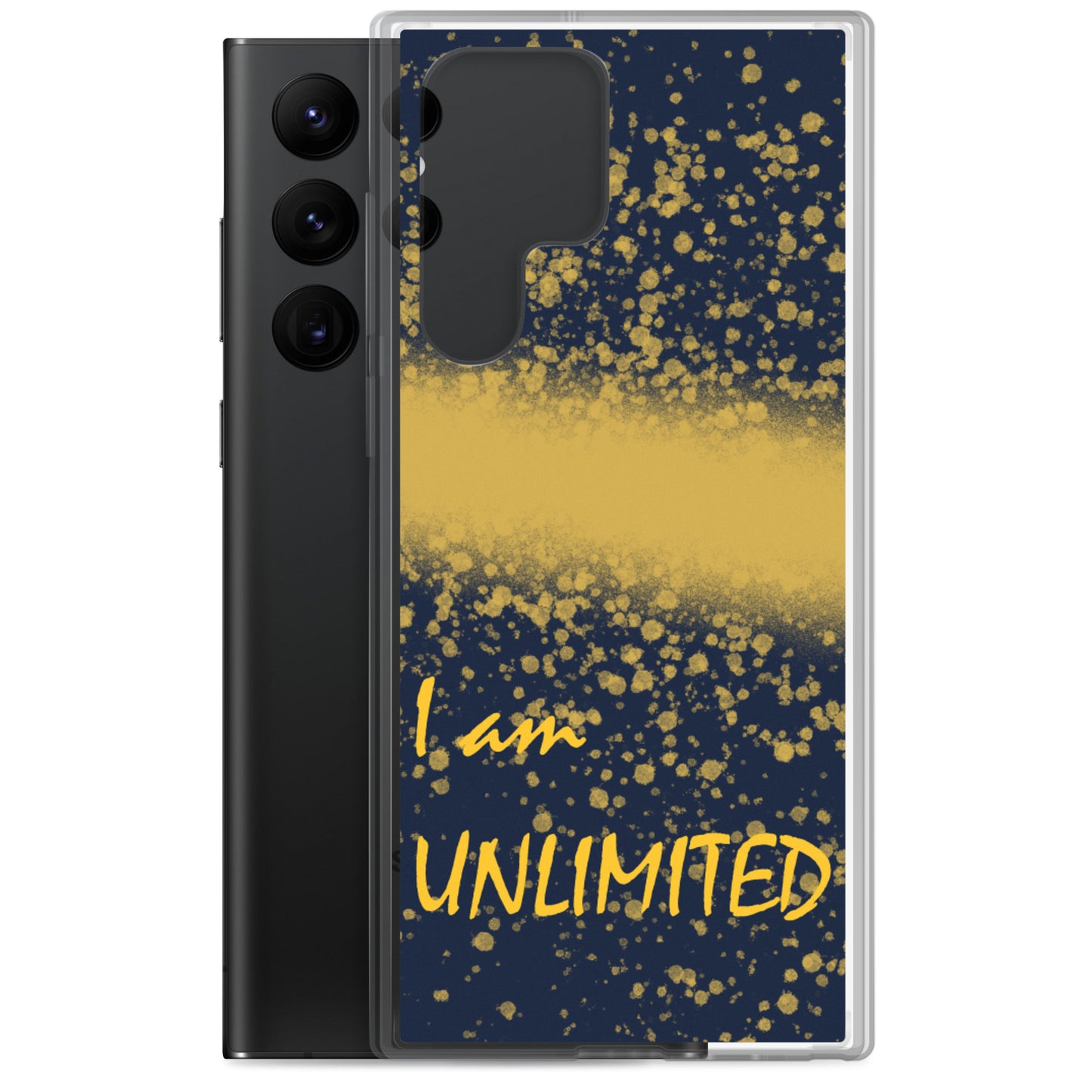 Samsung Phone Case "I am Unlimited" Motivational Mobile Case