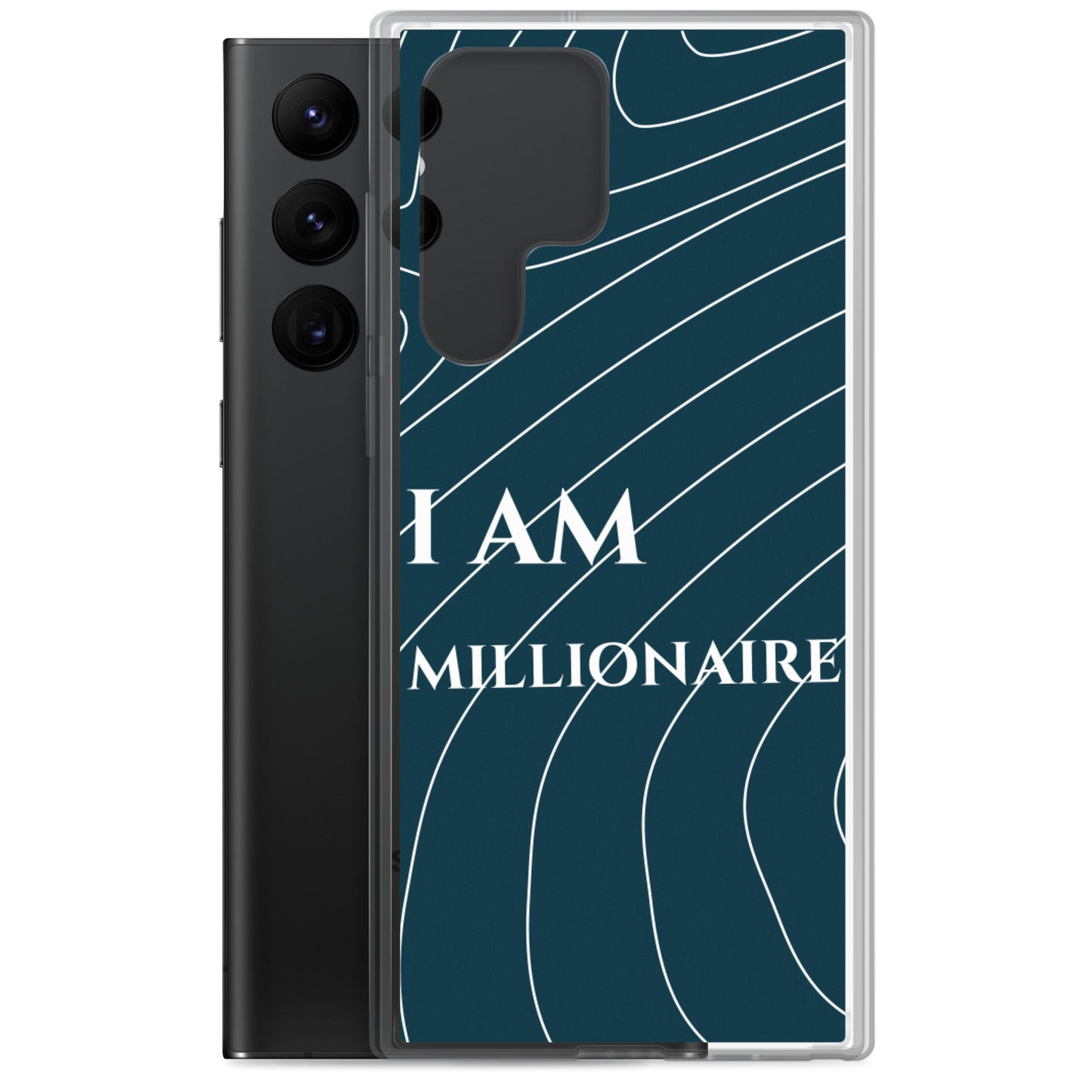 Samsung Mobile Case "I am millionaire" Motivational Phone Case