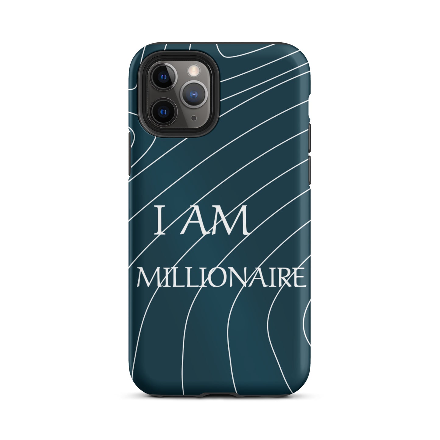 Durable Crack proof iPhone  Case iPhone Case, Law of Affirmation  Tough iPhone case " I am Millionaire"