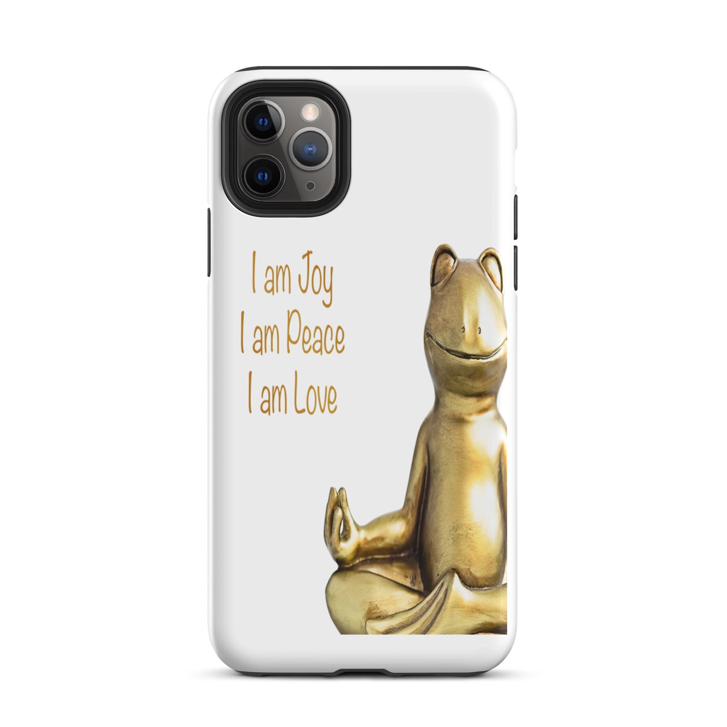 Motivational iPhone case, Tough Durable iPhone Case "I am Happy"