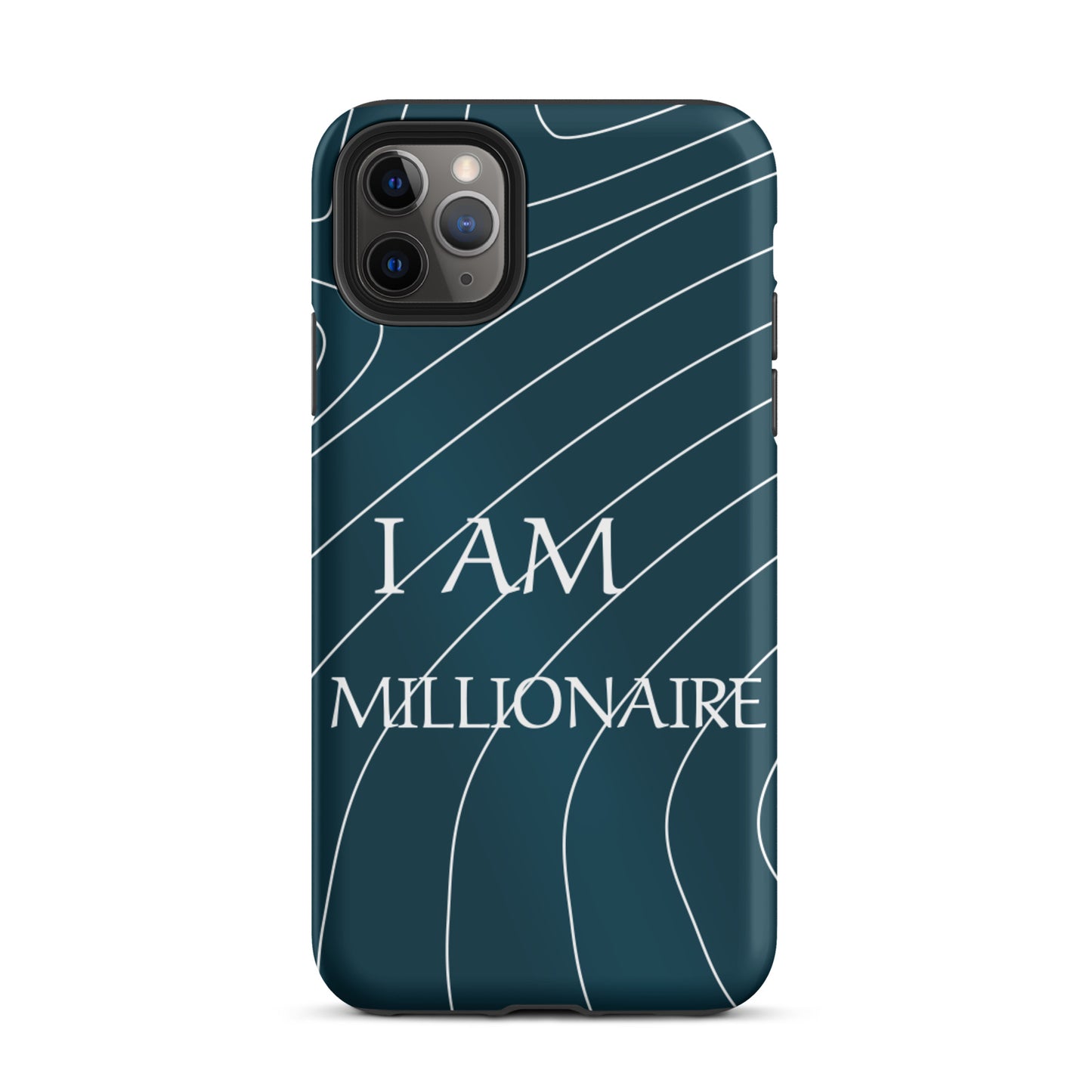 Durable Crack proof iPhone  Case iPhone Case, Law of Affirmation  Tough iPhone case " I am Millionaire"