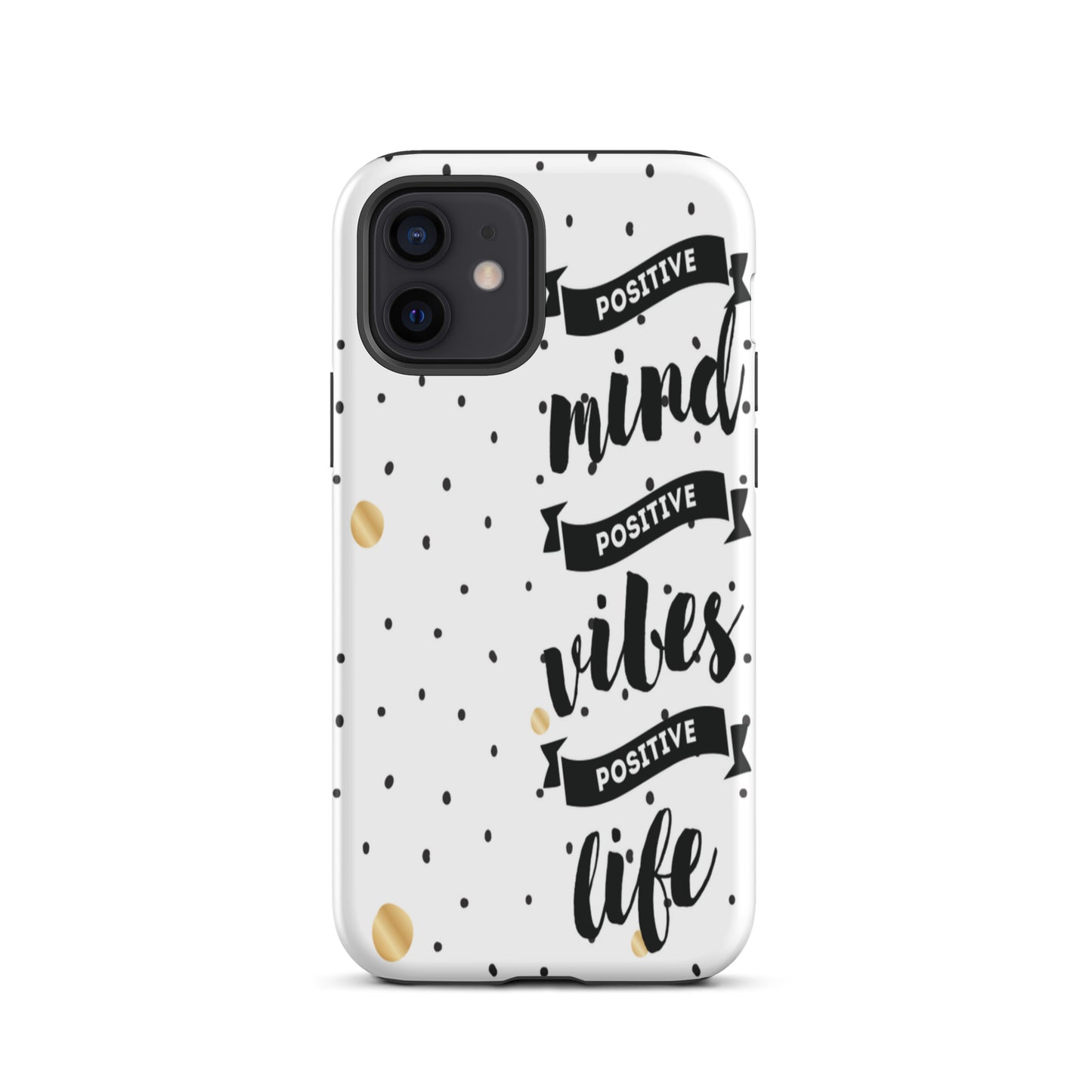 Tough iPhone case, Motivational iPhone Case Mind Vibes Life