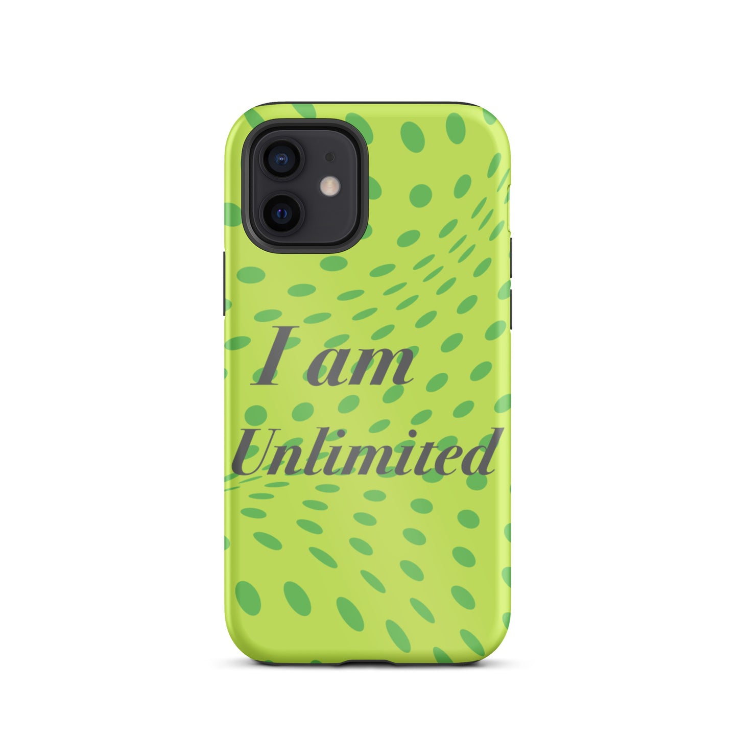 Motivational iPhone Case, Law of affirmation Mobile case Tough iPhone case "I am Unlimited"