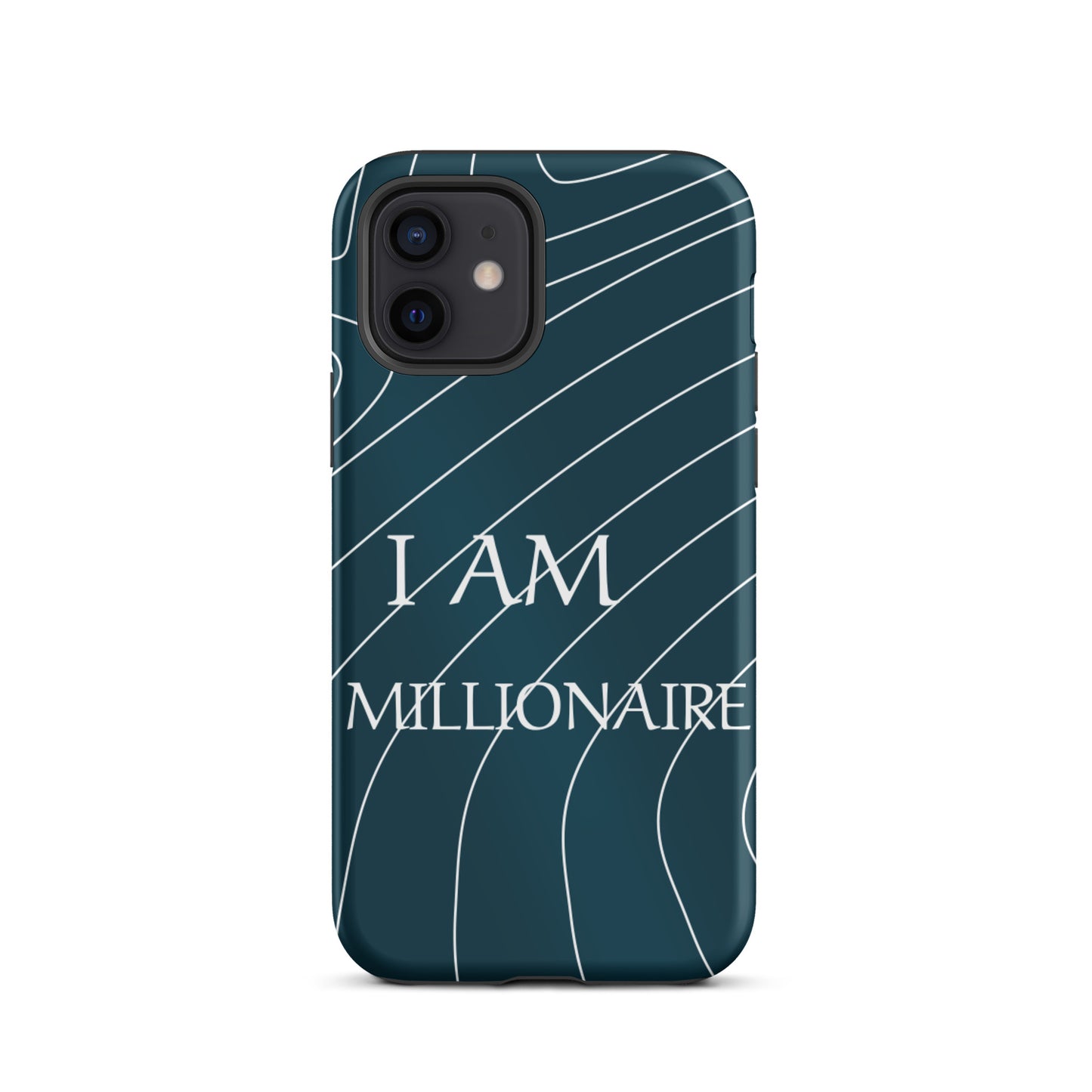 Durable Crack proof iPhone  Case iPhone Case, Law of Affirmation  Tough iPhone case " I am Millionaire"