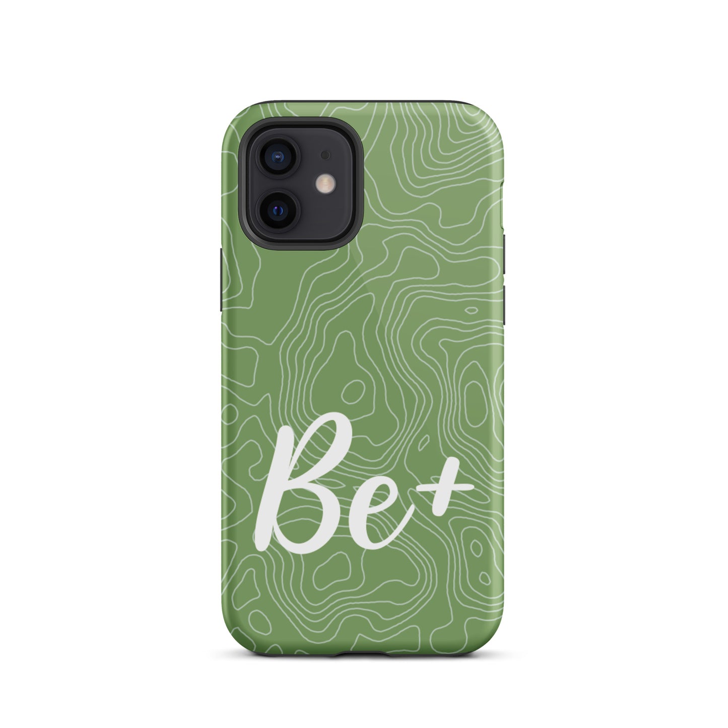 Tough iPhone case Durable Crack proof iPhone  Case "Be Positive" Moticational Mobile Case