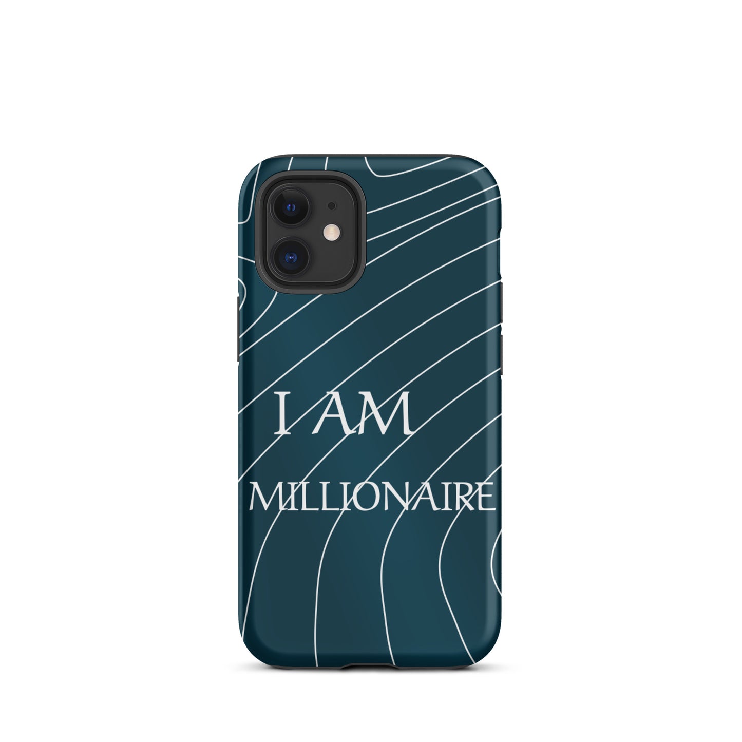 Durable Crack proof iPhone  Case iPhone Case, Law of Affirmation  Tough iPhone case " I am Millionaire"