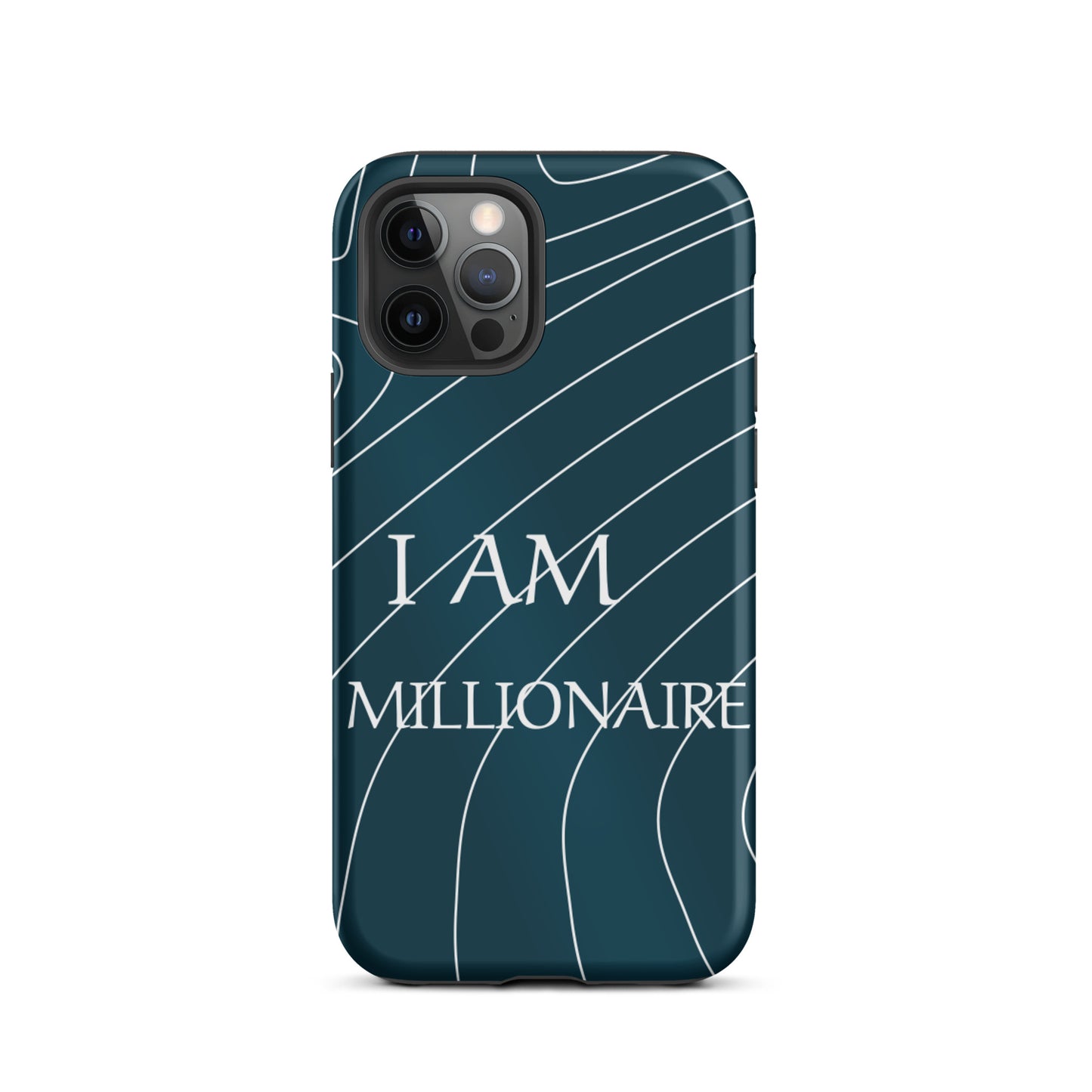 Durable Crack proof iPhone  Case iPhone Case, Law of Affirmation  Tough iPhone case " I am Millionaire"