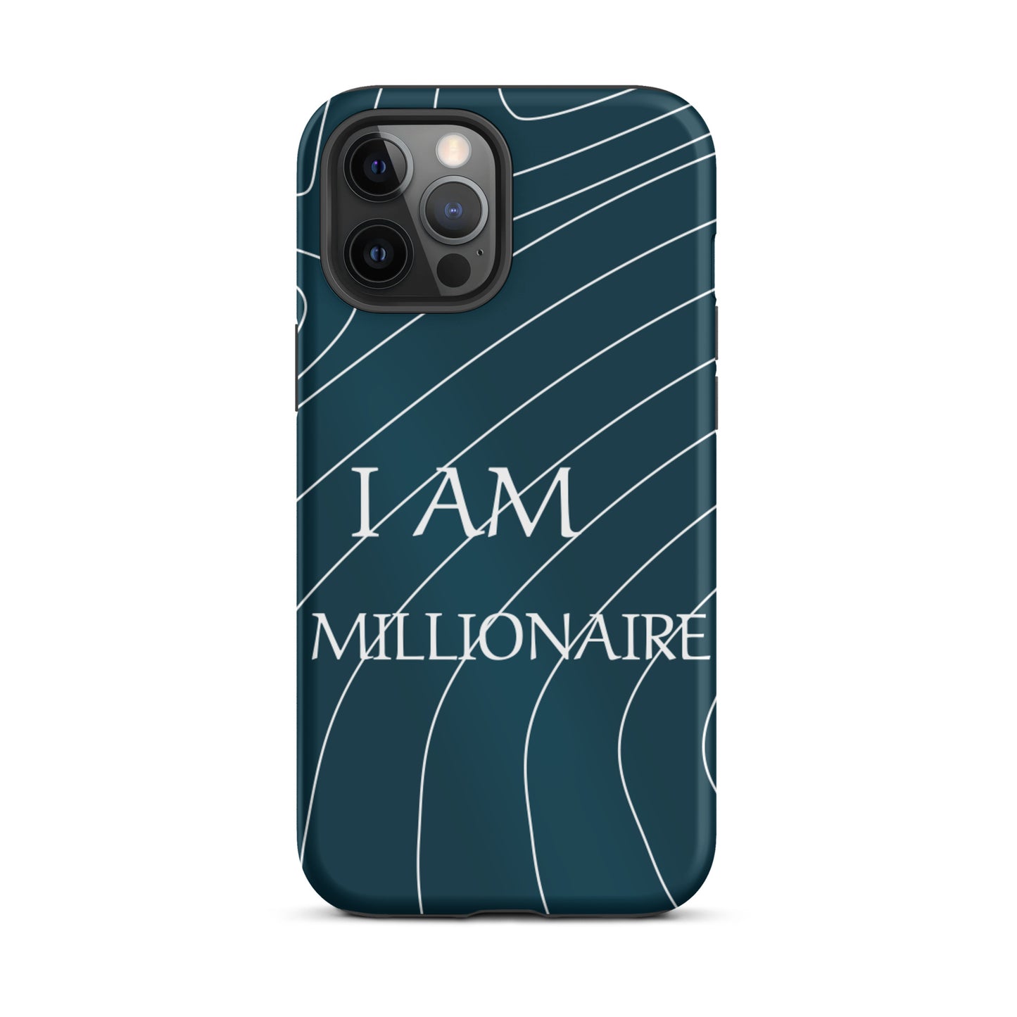 Durable Crack proof iPhone  Case iPhone Case, Law of Affirmation  Tough iPhone case " I am Millionaire"