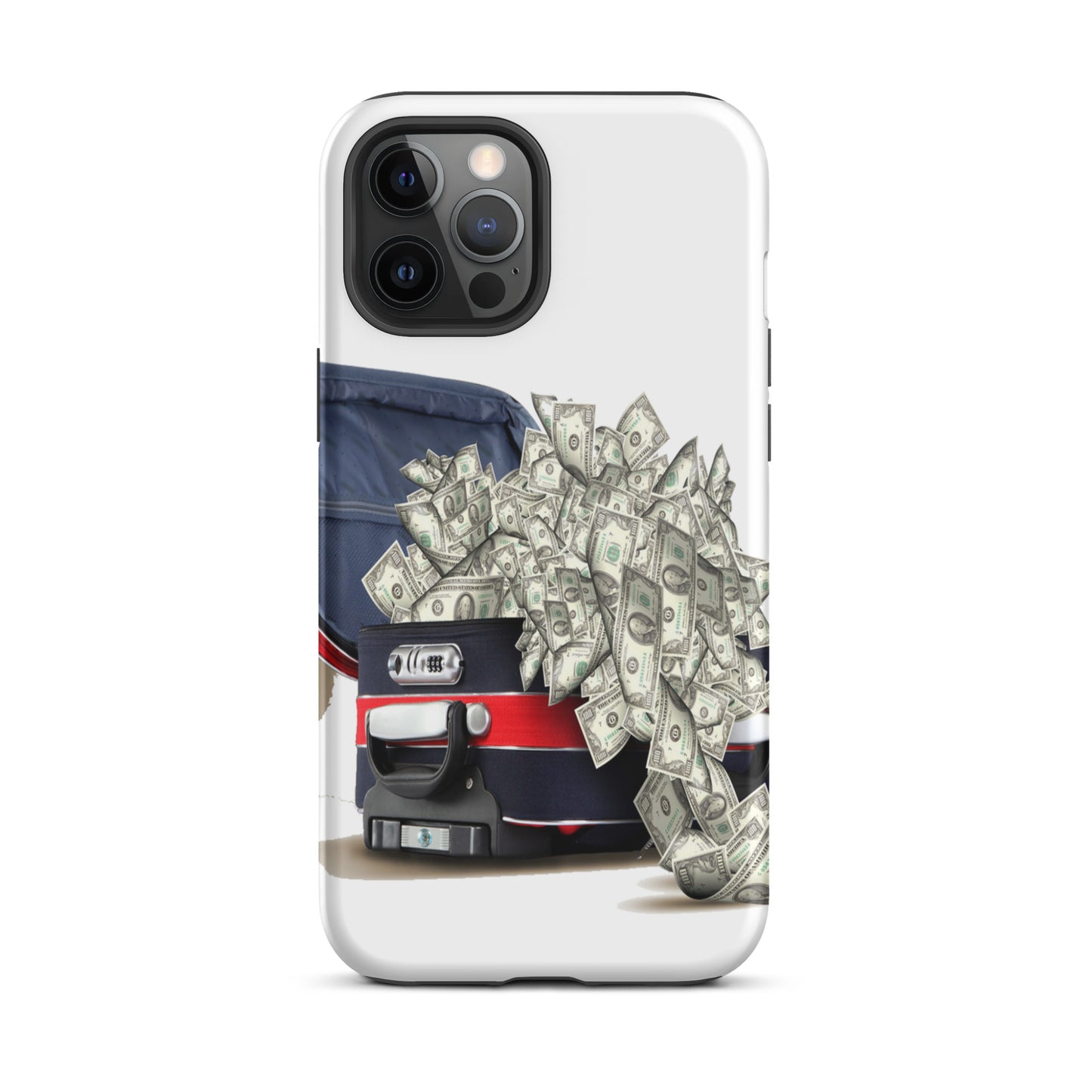 Tough iPhone case Money Affirmation iPhone Case Durable Crack proof Mobile Case