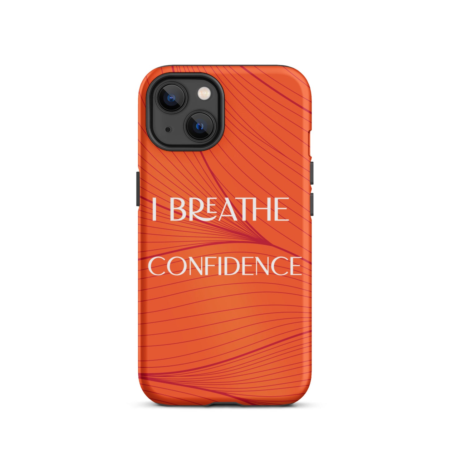 iPhone Case , Durable Tough iPhone case "I Breathe Confidence" Law of Affirmation Mobile Case