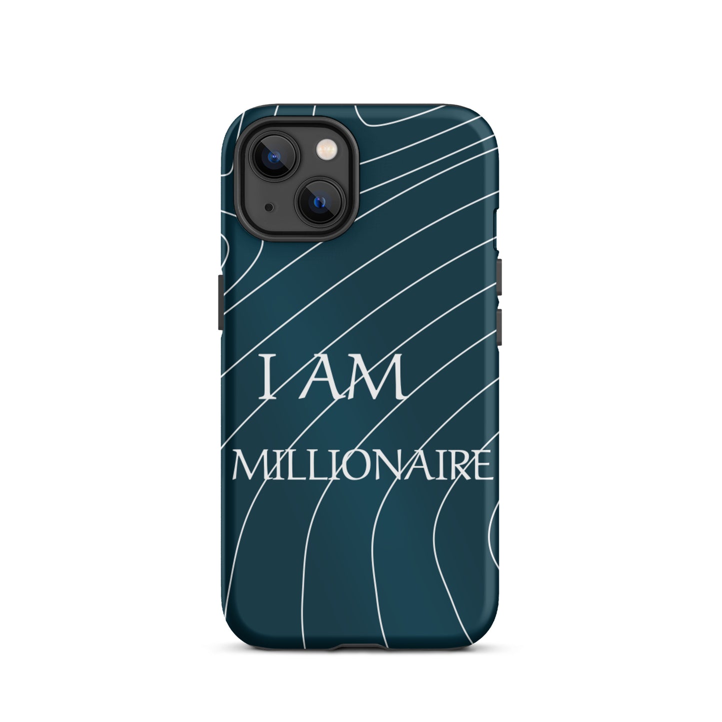 Durable Crack proof iPhone  Case iPhone Case, Law of Affirmation  Tough iPhone case " I am Millionaire"