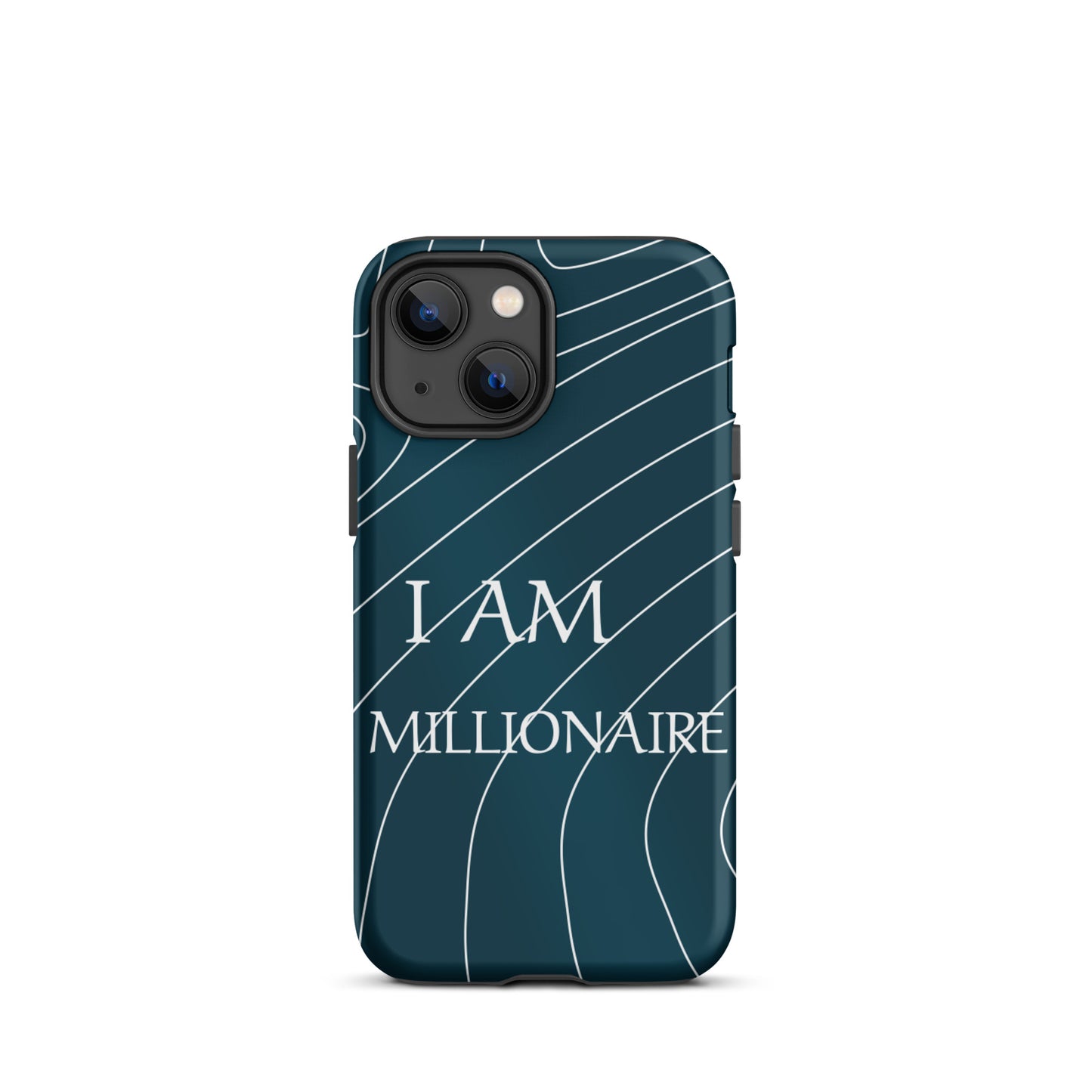 Durable Crack proof iPhone  Case iPhone Case, Law of Affirmation  Tough iPhone case " I am Millionaire"