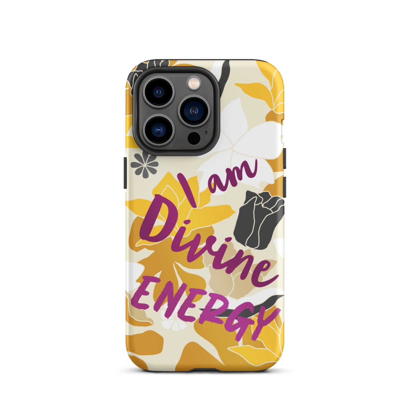 Affirmation Quote  iPhone Case , Motivational Mobile Case,  Tough iPhone case "I am Divine energy"