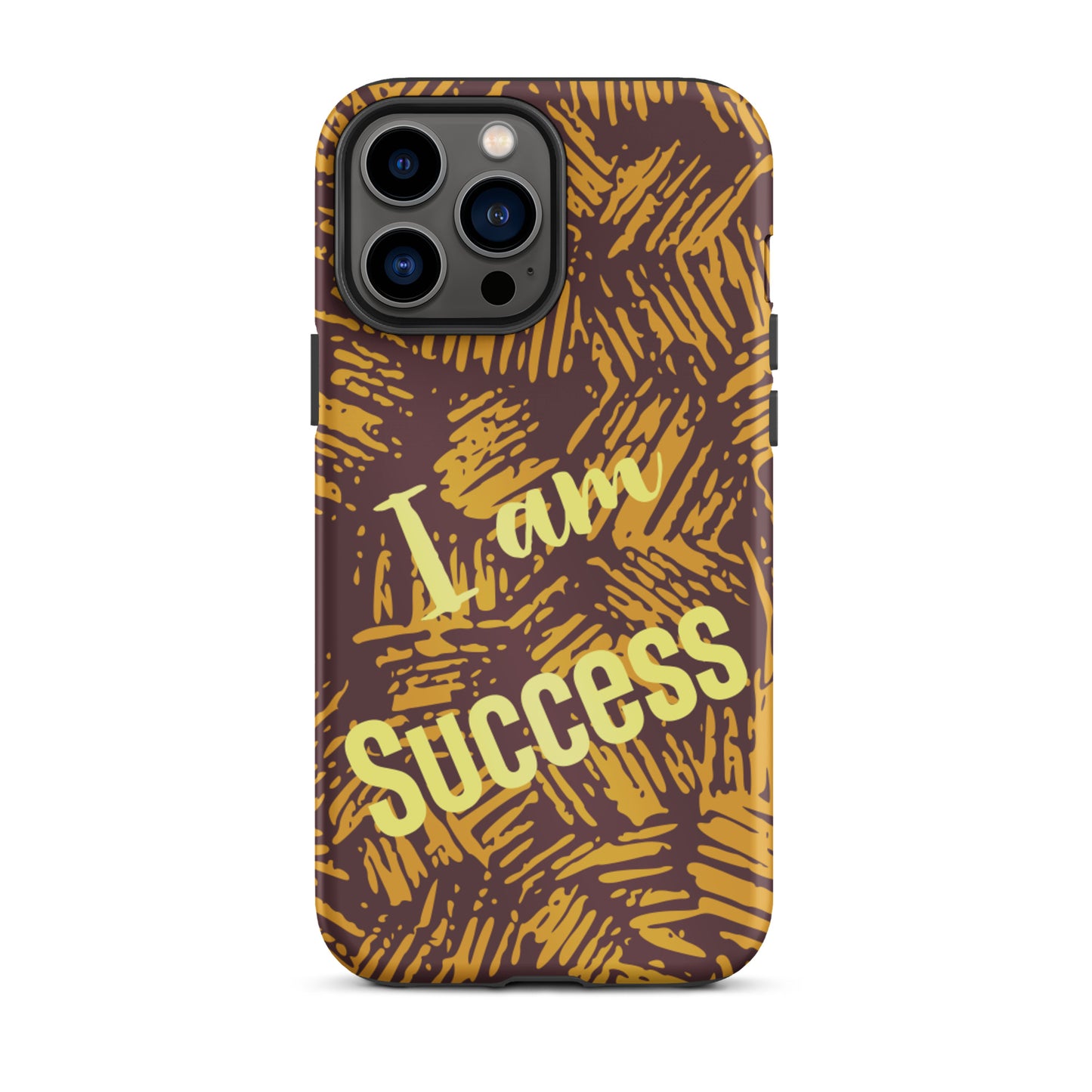 Positive quote iPhone Case, Motivational iPhone case, Tough iPhone case "I am Success"