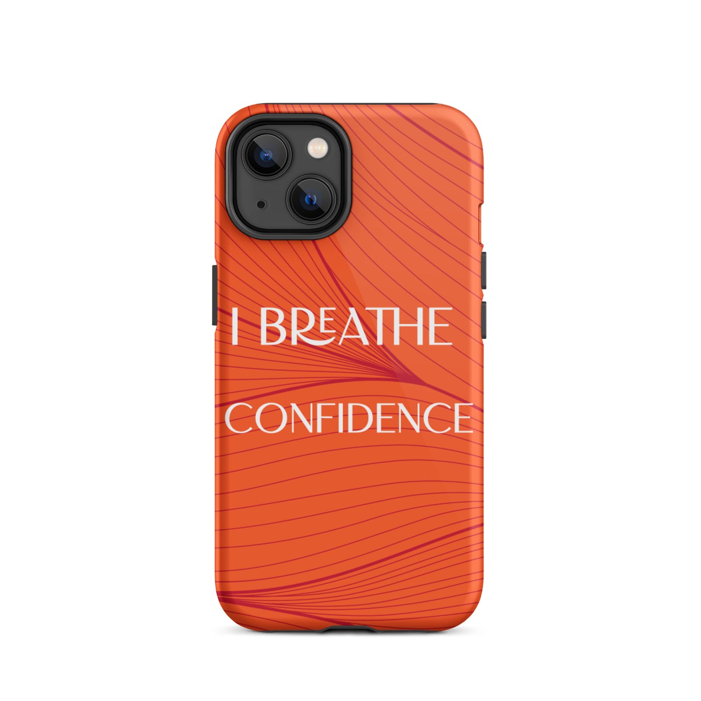 iPhone Case , Durable Tough iPhone case "I Breathe Confidence" Law of Affirmation Mobile Case