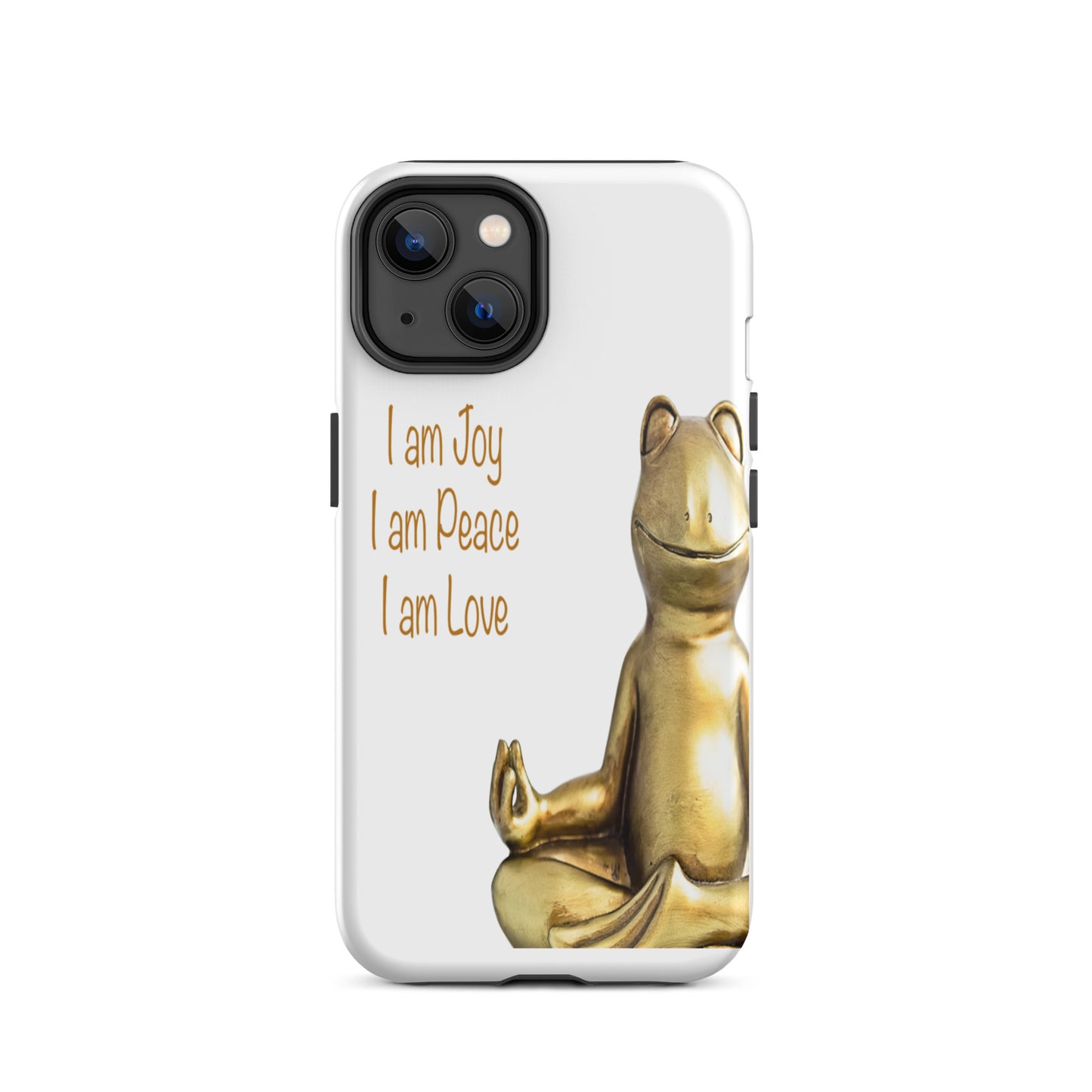 Motivational iPhone case, Tough Durable iPhone Case "I am Happy"