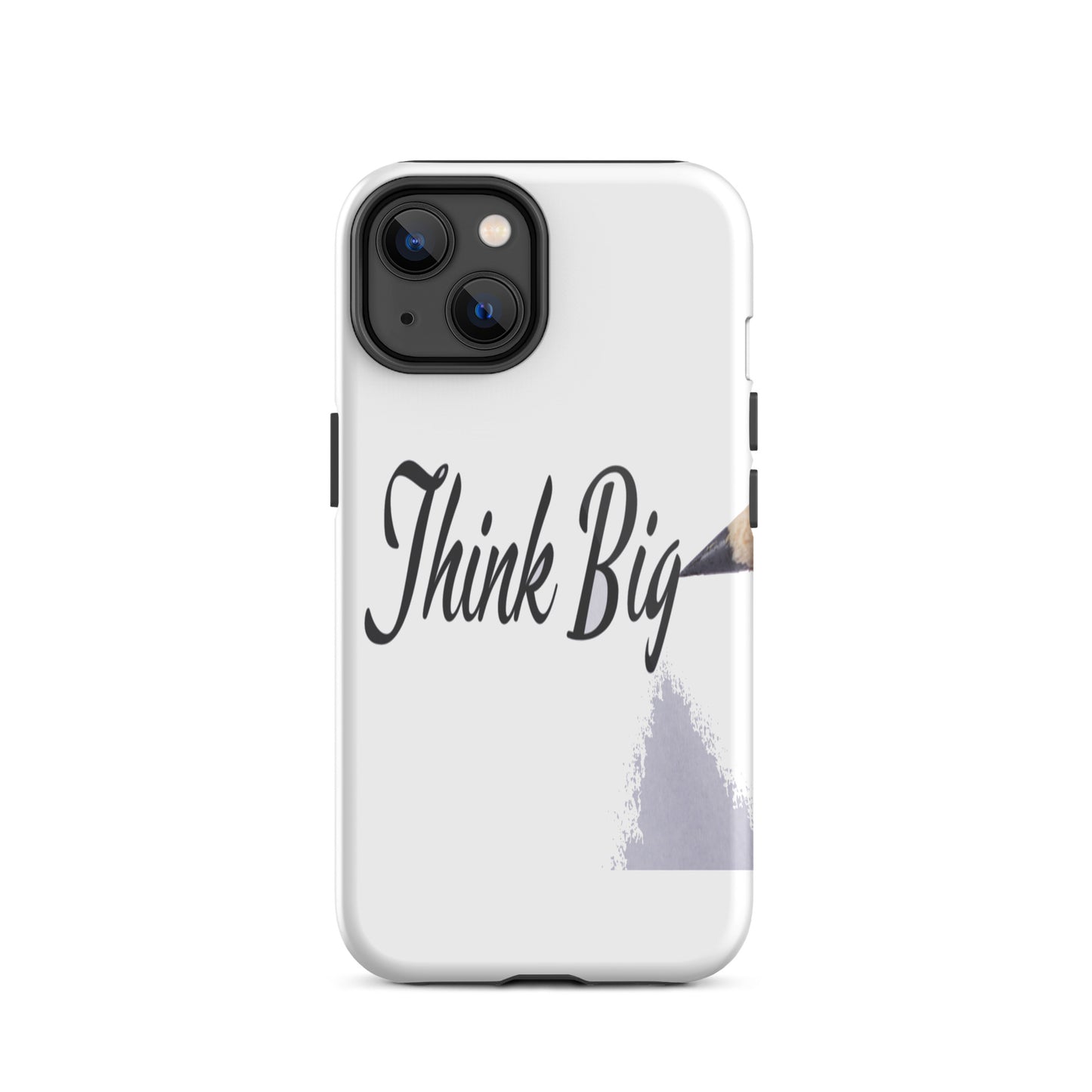 Motivational iPhone case, Law of affirmation Tough hardwearing  iPhone case "Think Big"