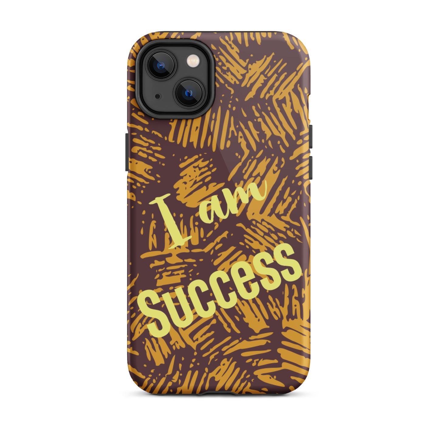 Positive quote iPhone Case, Motivational iPhone case, Tough iPhone case "I am Success"