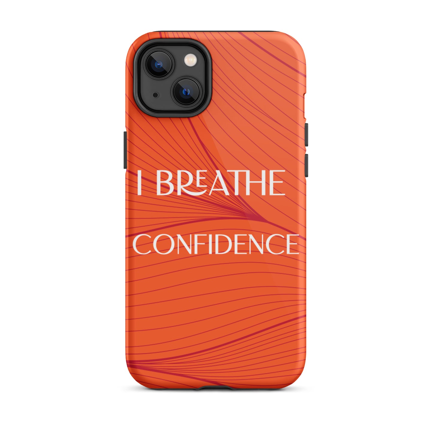 iPhone Case , Durable Tough iPhone case "I Breathe Confidence" Law of Affirmation Mobile Case