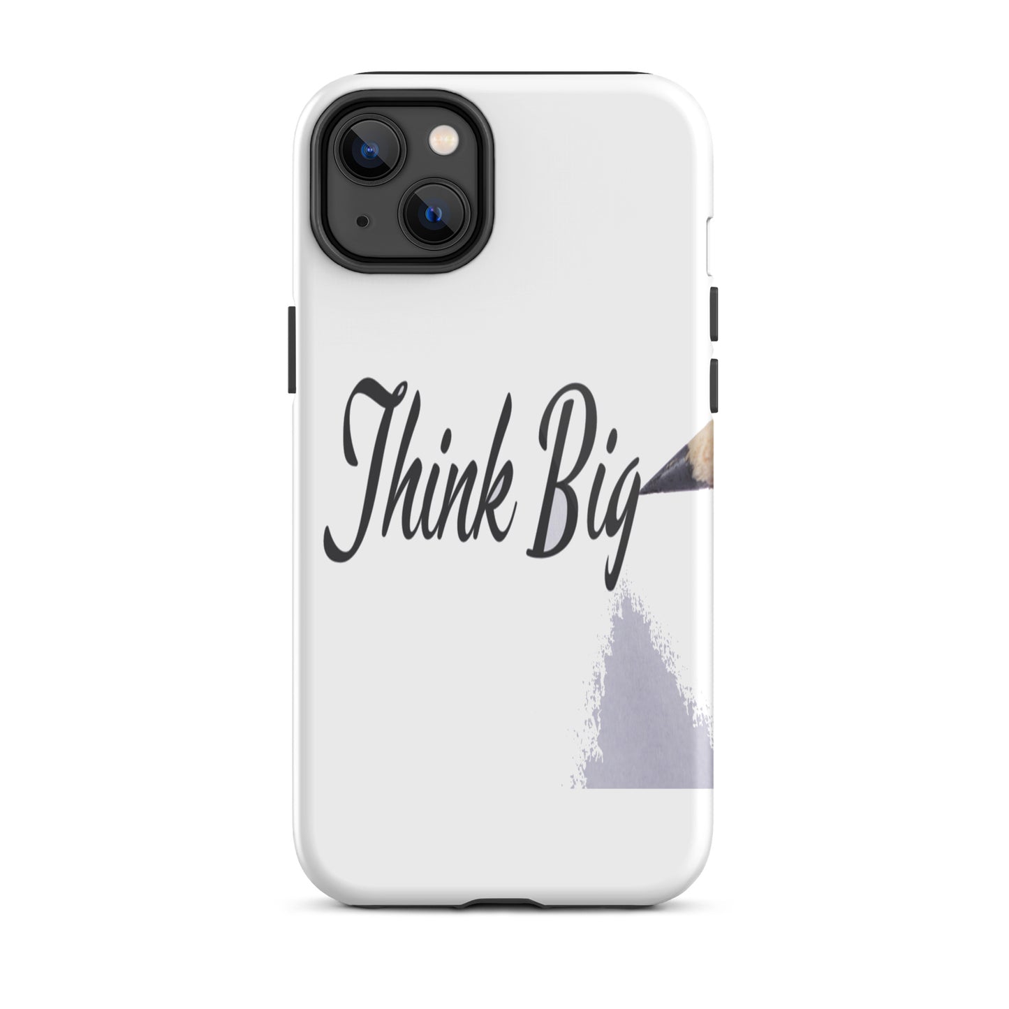 Motivational iPhone case, Law of affirmation Tough hardwearing  iPhone case "Think Big"