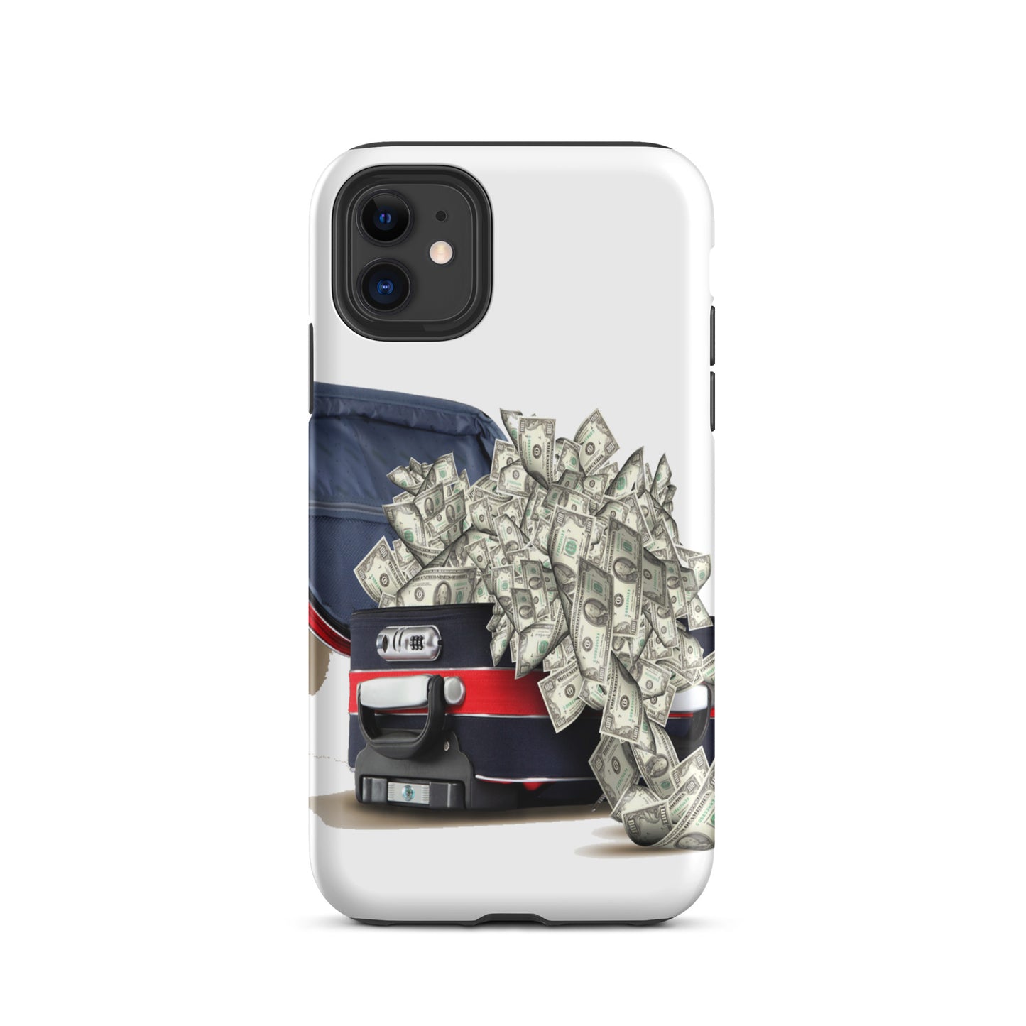 Tough iPhone case Money Affirmation iPhone Case Durable Crack proof Mobile Case