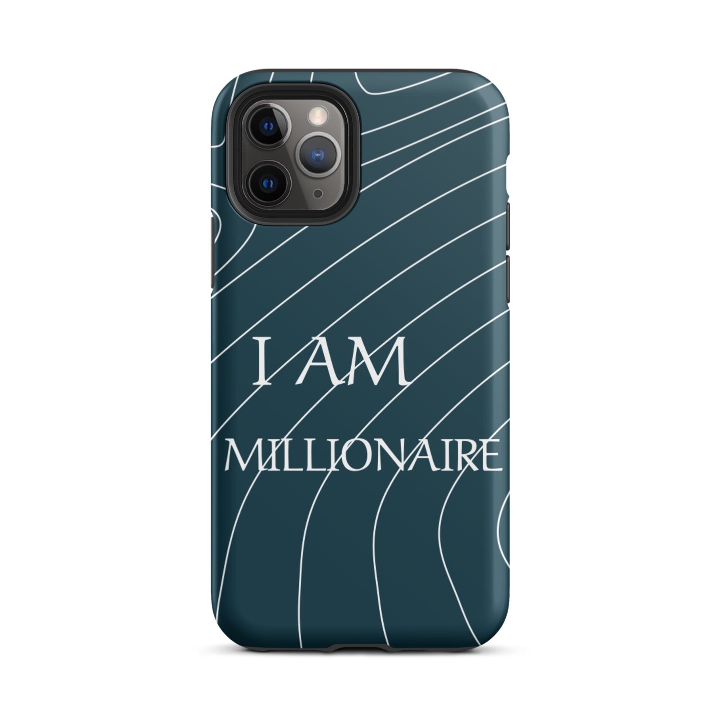 Durable Crack proof iPhone  Case iPhone Case, Law of Affirmation  Tough iPhone case " I am Millionaire"