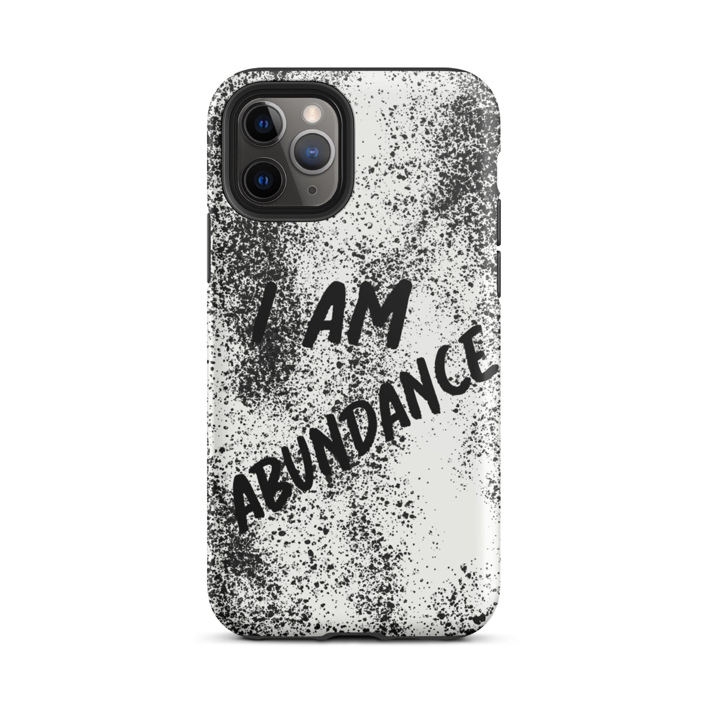 Affirmation quote iPhone Case, Durable Crack proof iPhone  Case  Tough iPhone case "I Am Abundance"